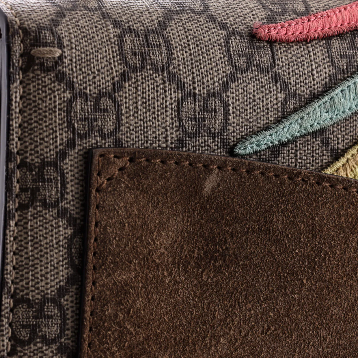 Dionysus Bag Embroidered GG Coated Canvas Medium - Deep Luxury