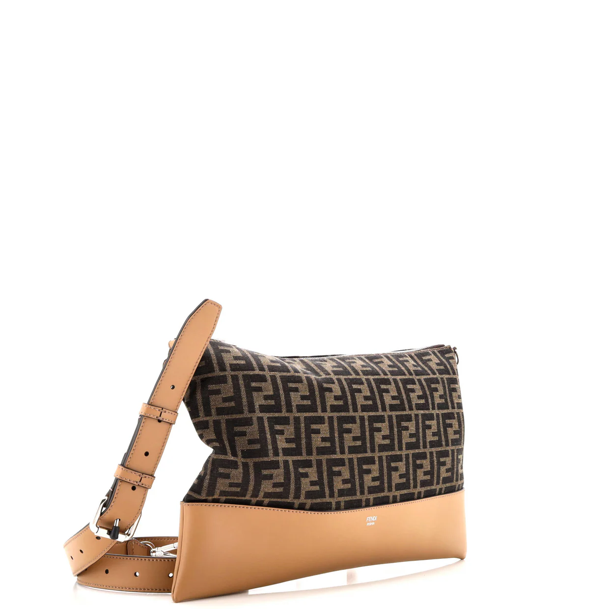 After Crossbody Bag Zucca Canvas with Leather - Deep Luxury