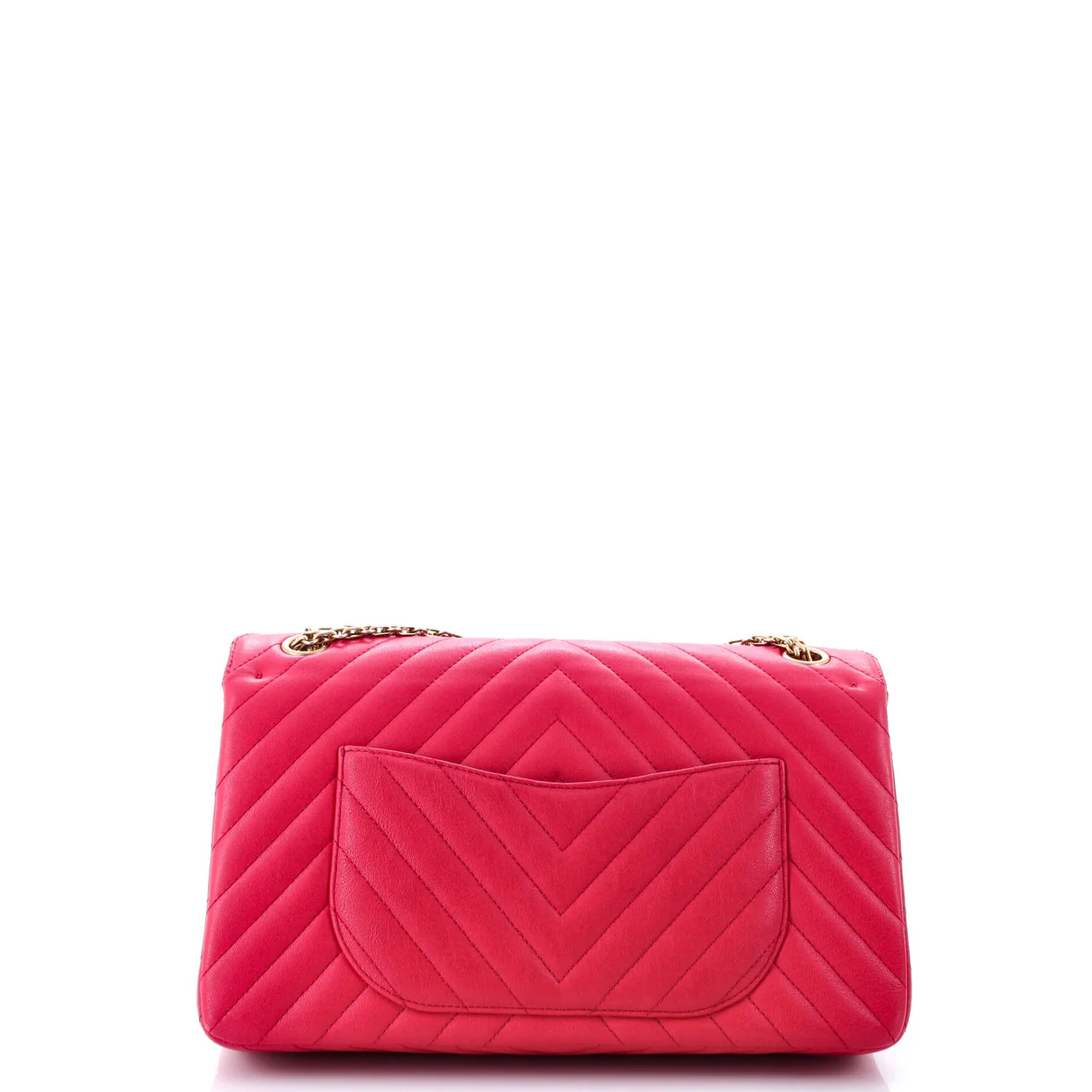 Reissue 2.55 Flap Bag Chevron Aged Calfskin 226 - Deep Luxury