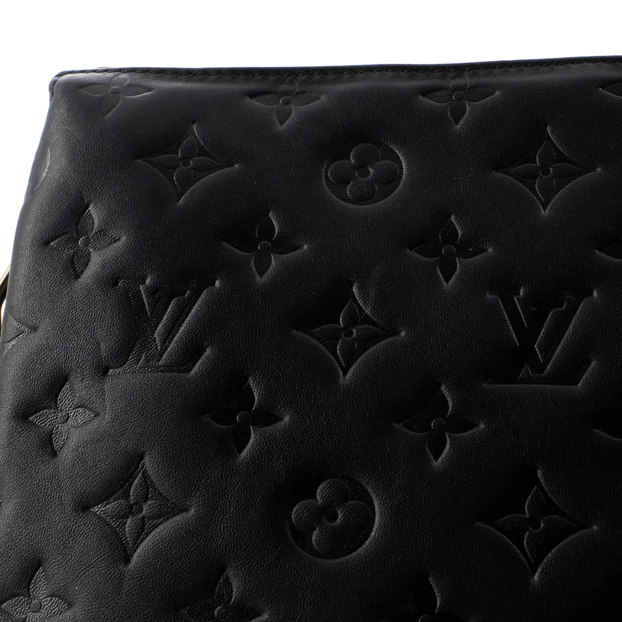 Coussin Bag Monogram Embossed Lambskin PM - Deep Luxury