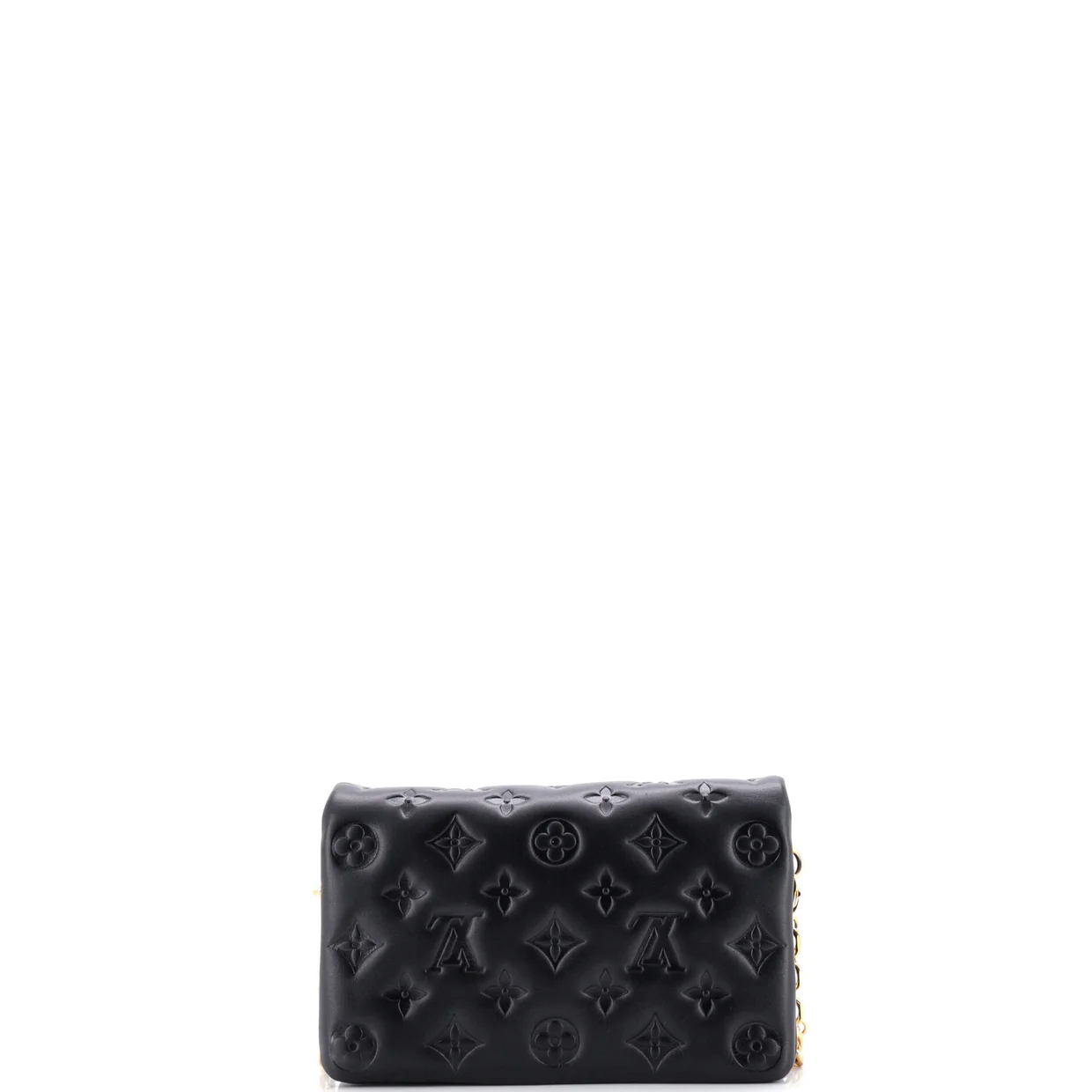 Coussin Pochette Monogram Embossed Lambskin - Deep Luxury
