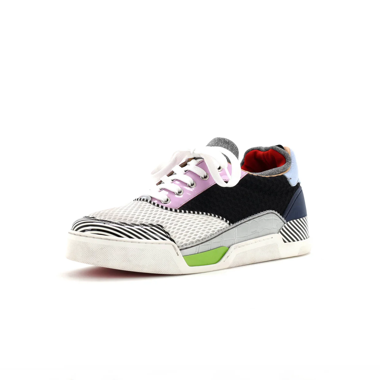 Men's Astroloubi Sneakers Leather and Suede with Mesh - Deep Luxury