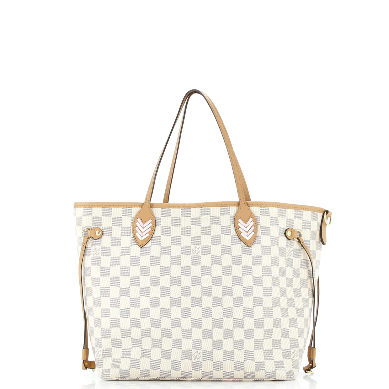 Neverfull NM Tote Damier with Braided Detail MM - Deep Luxury
