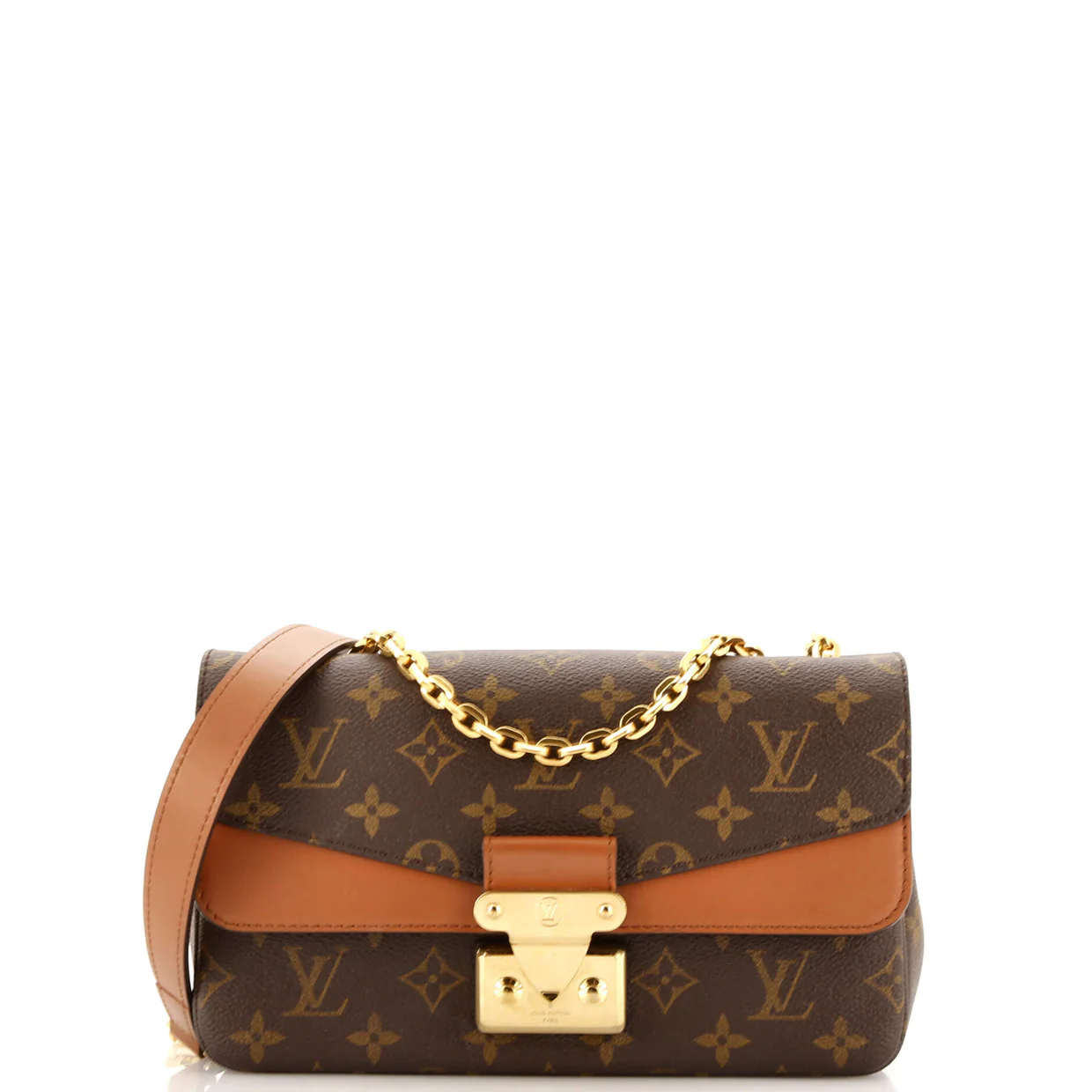 Marceau Handbag Monogram Canvas with Leather - Deep Luxury