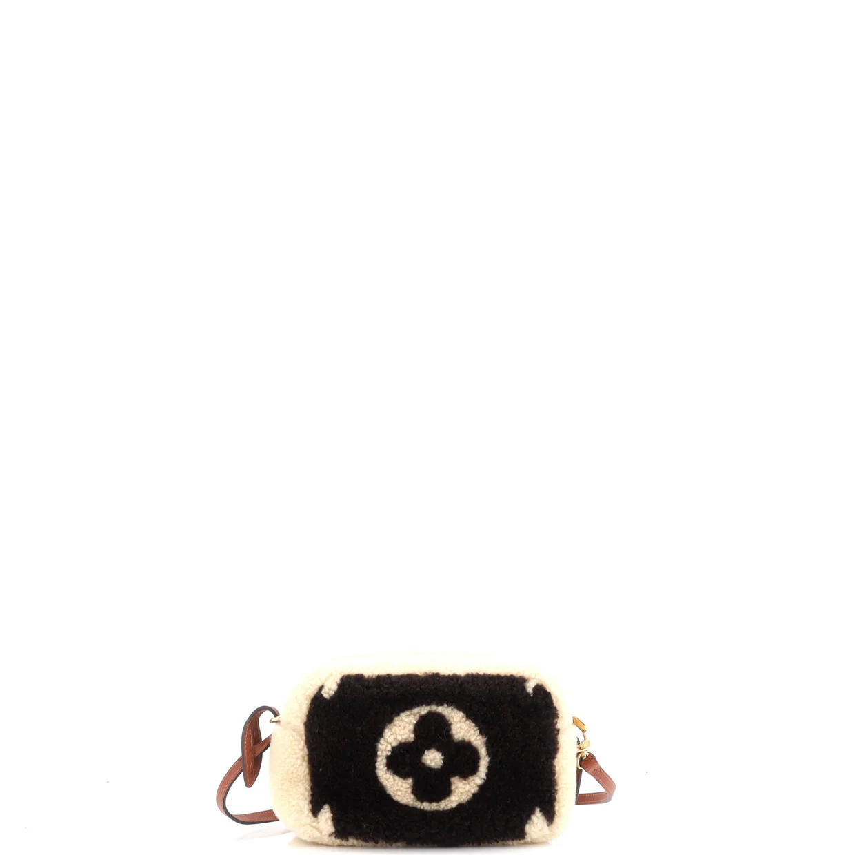 Beach Pouch Monogram Giant Teddy Fleece - Deep Luxury