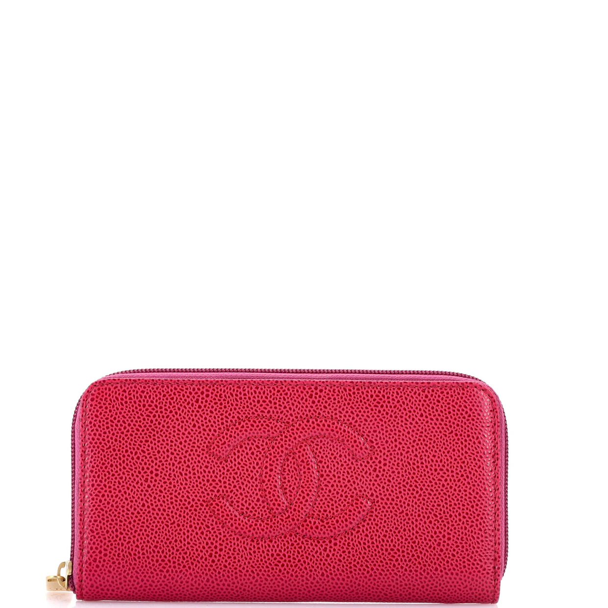 Timeless CC Zipped Wallet Caviar Long - Deep Luxury