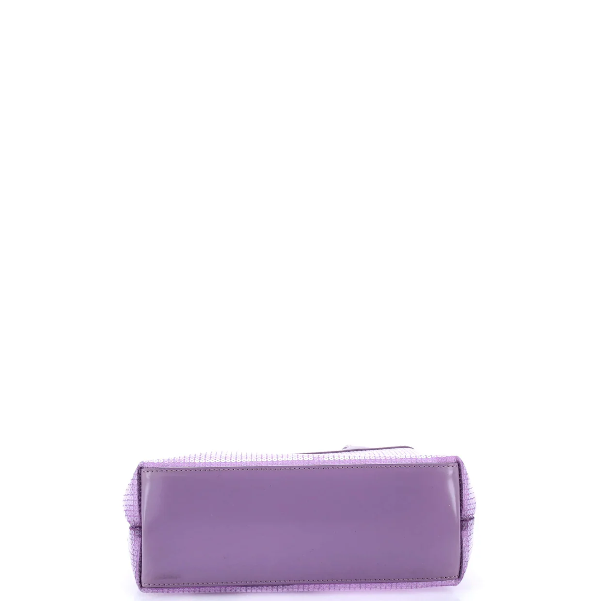 Logo Open Tote Sequined Mesh Small - Deep Luxury