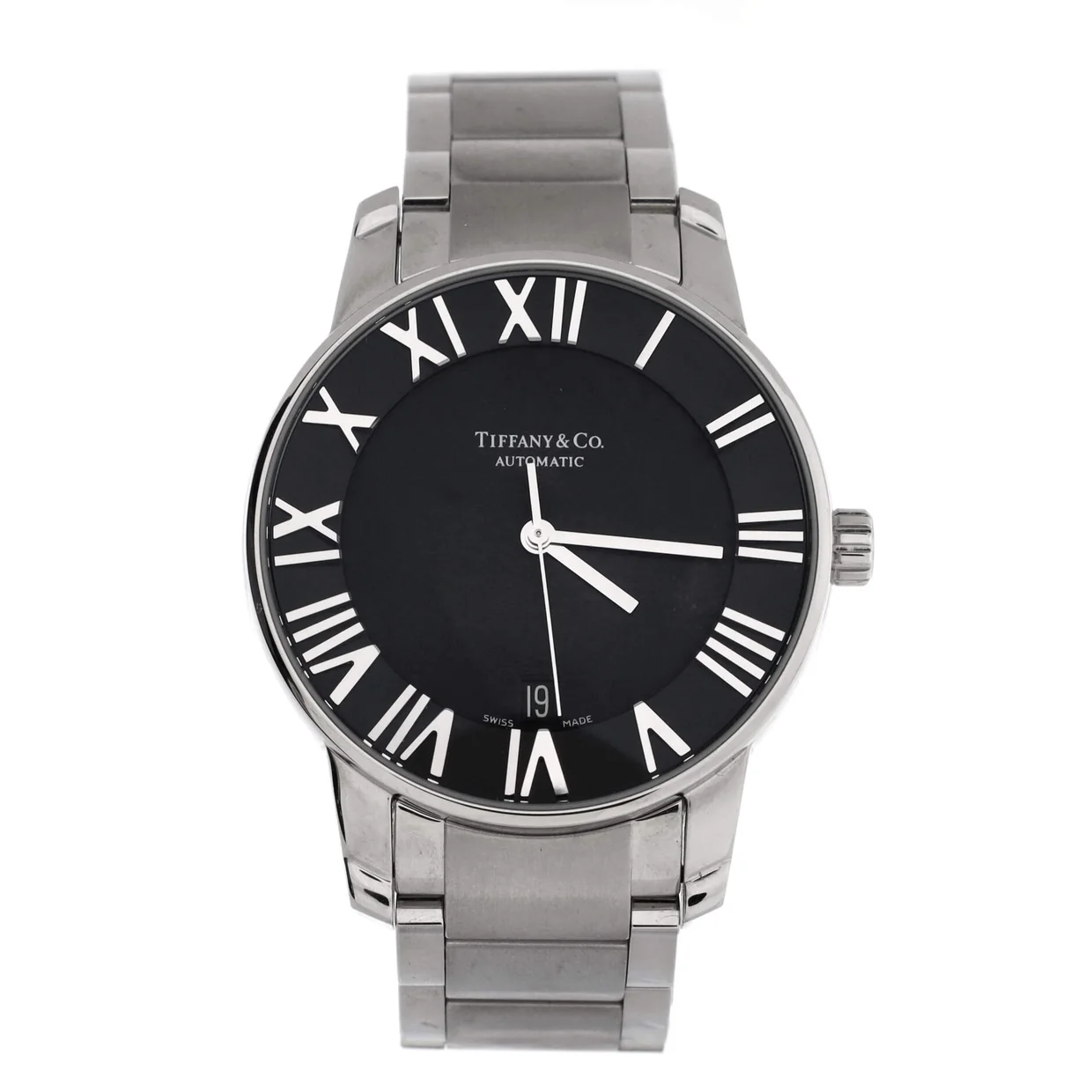 Atlas Dome Automatic Watch Stainless Steel 38 - Deep Luxury