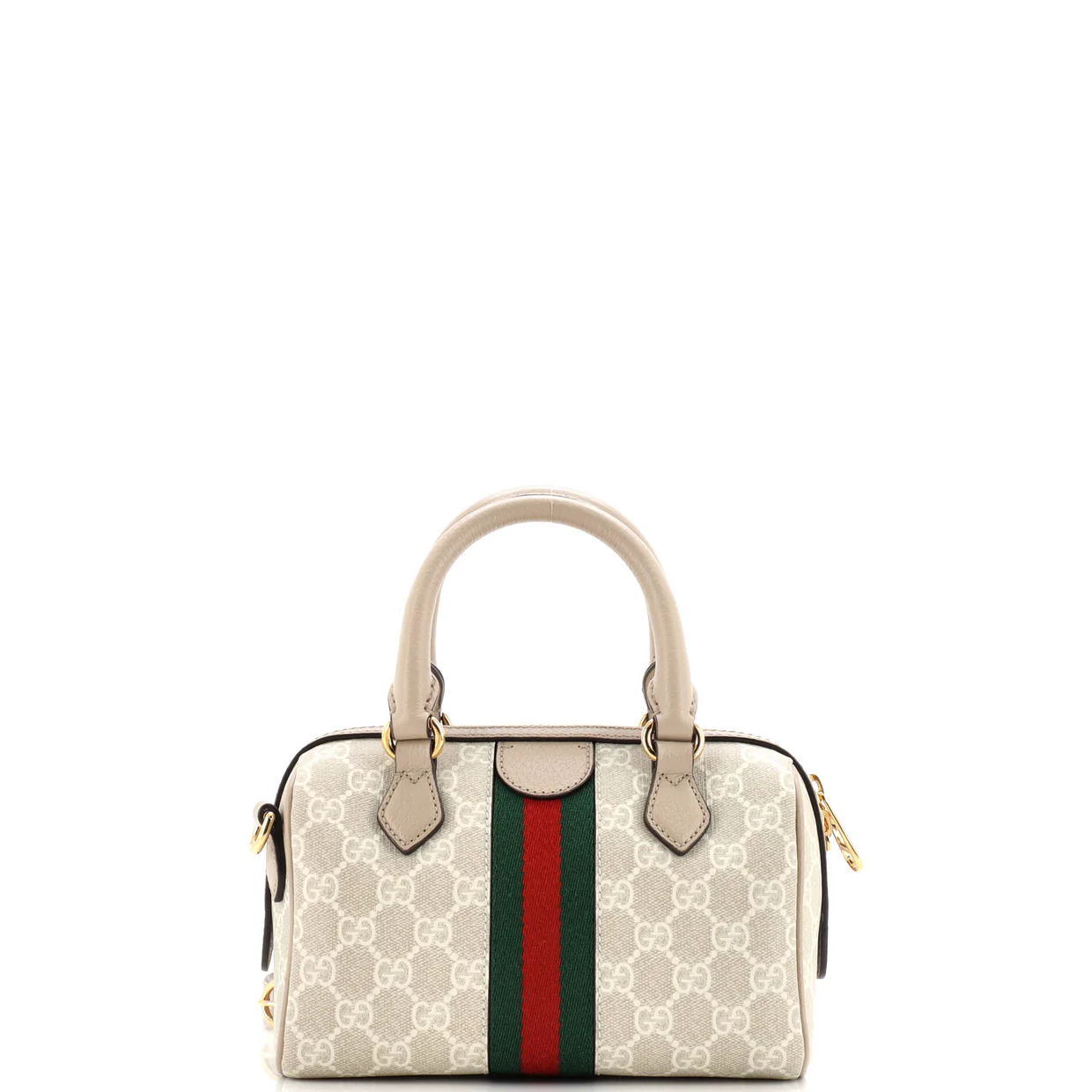 Ophidia Convertible Boston Bag GG Coated Canvas Mini - Deep Luxury