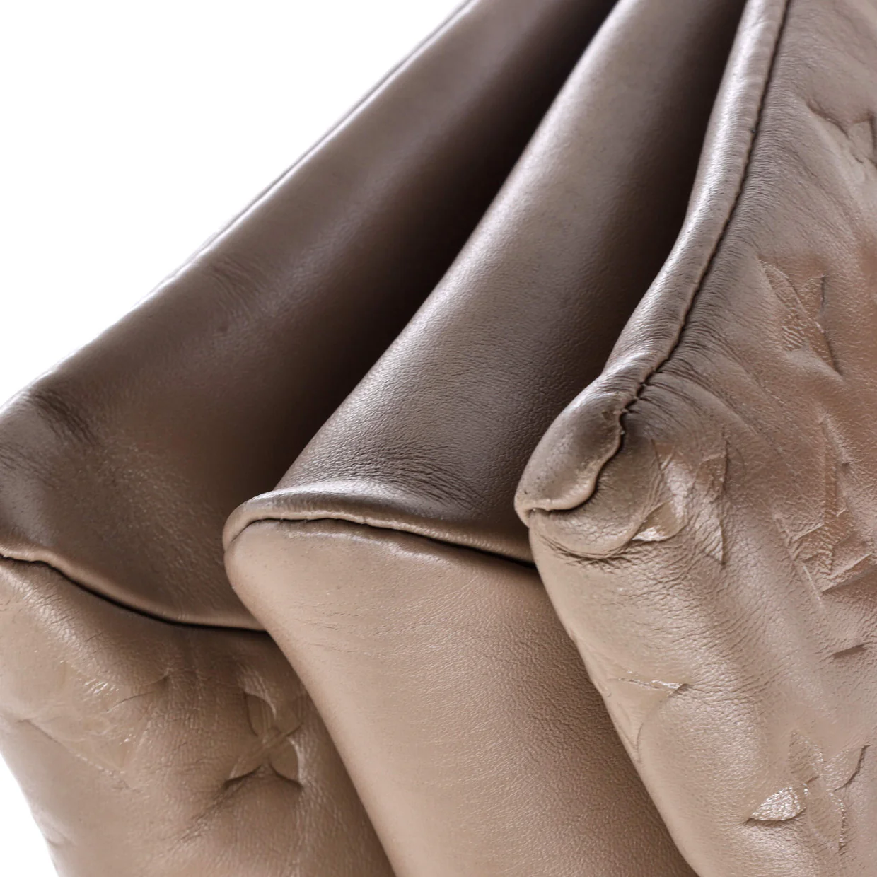 Coussin Bag Monogram Embossed Lambskin MM - Deep Luxury