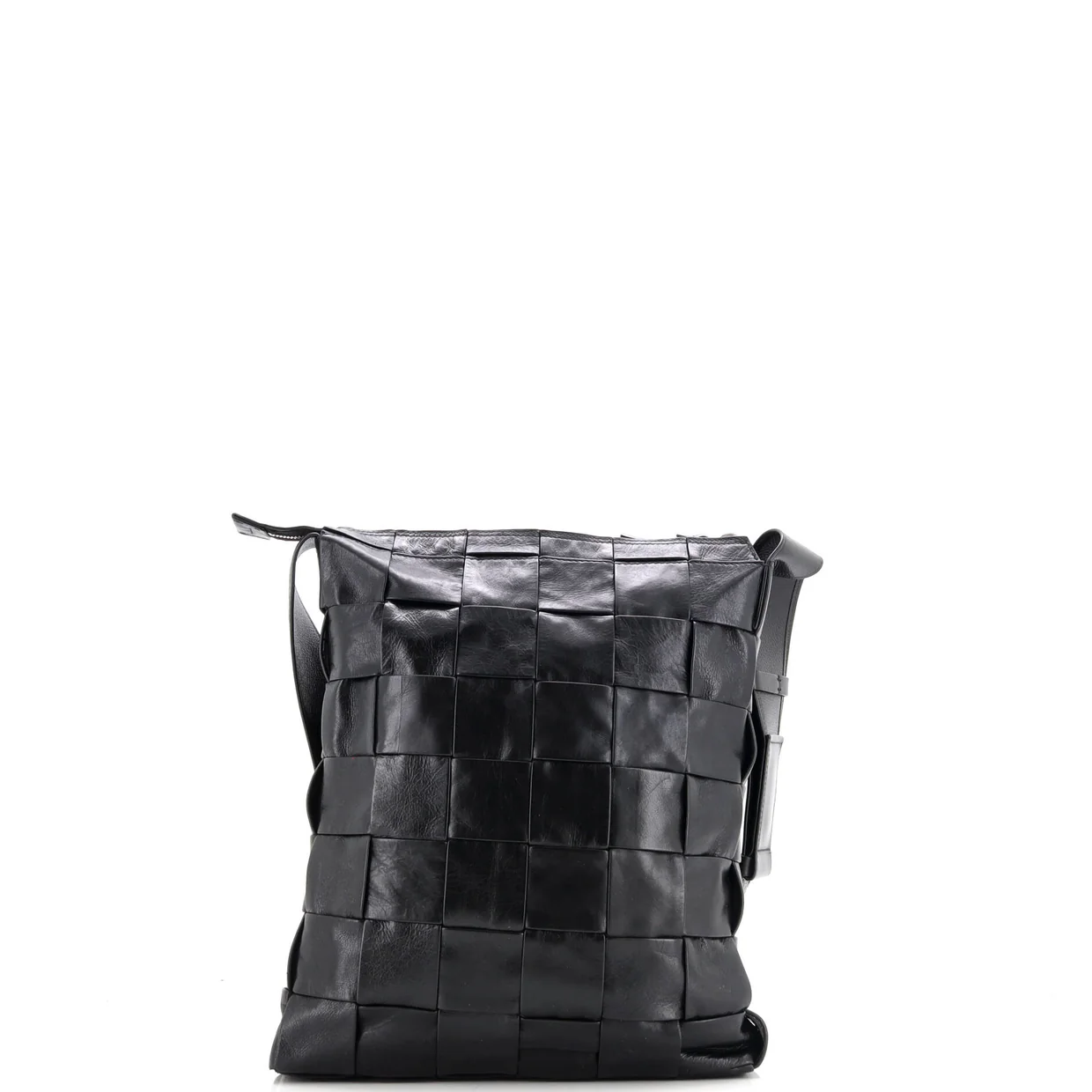 Cassette Messenger Bag Maxi Intrecciato Paper Calfskin - Deep Luxury