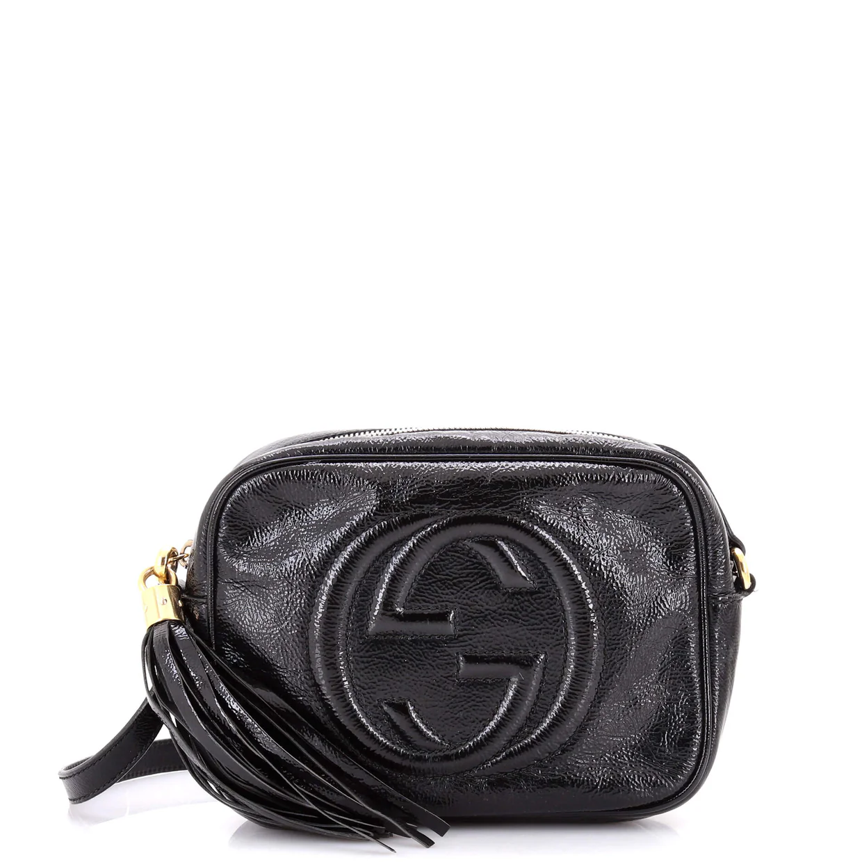Soho Disco Crossbody Bag Patent Small - Deep Luxury