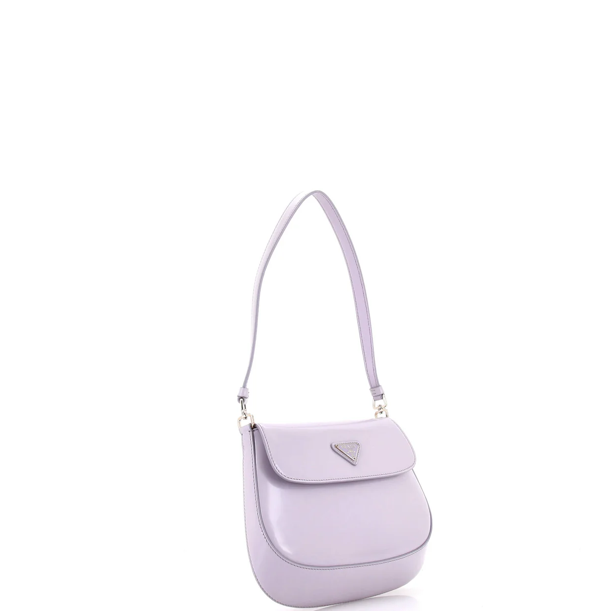 Cleo Flap Shoulder Bag Spazzolato Leather Small - Deep Luxury