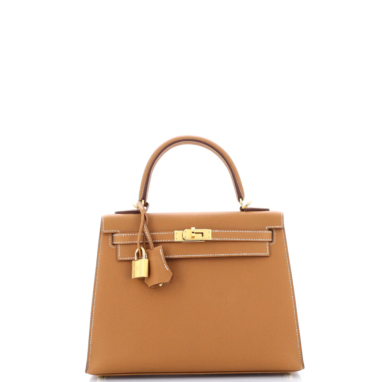 Kelly Handbag Gold Epsom with Gold Hardware 25 - Deep Luxury