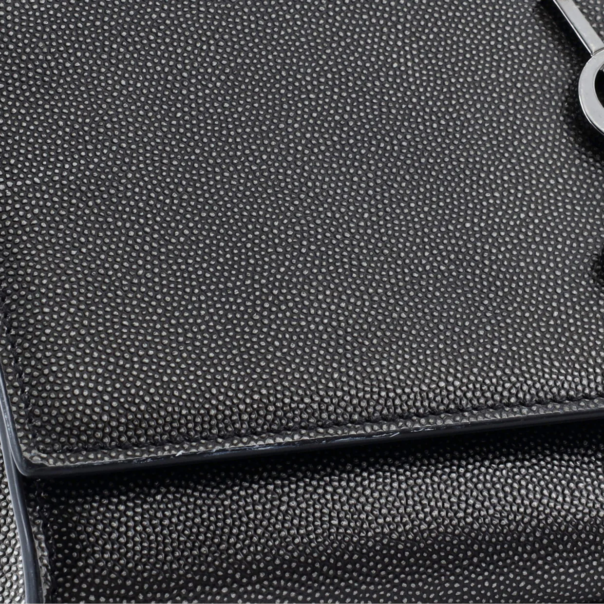 Classic Monogram Crossbody Bag Grainy Leather Medium - Deep Luxury