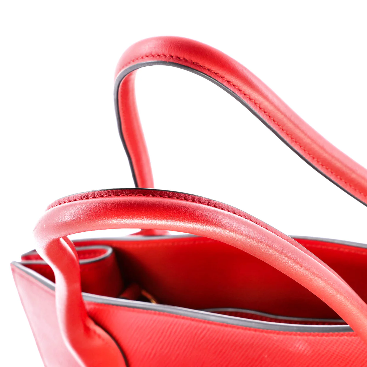 Monochrome Tote Saffiano with City Calf Medium - Deep Luxury