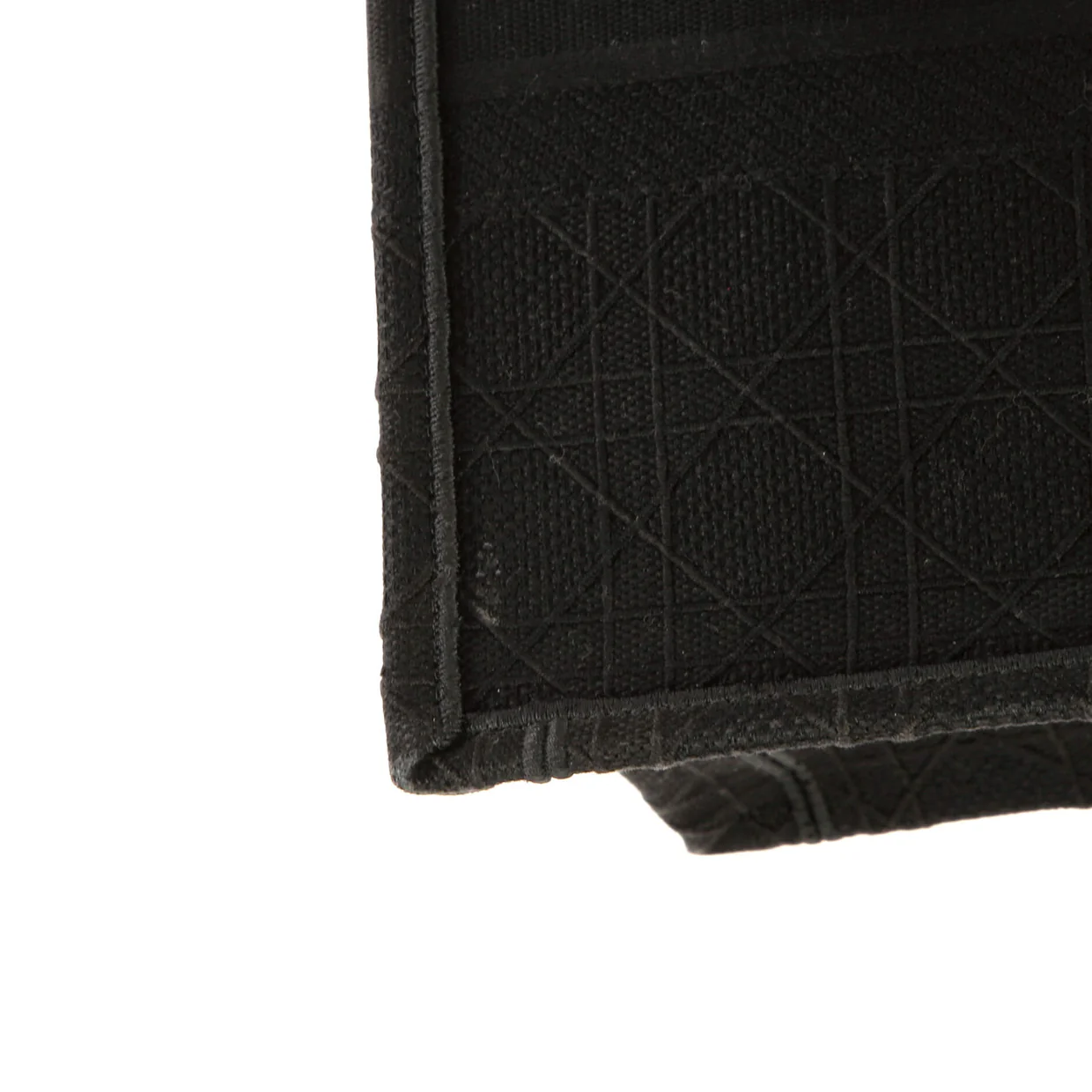 Book Tote Cannage Embroidered Canvas Medium - Deep Luxury