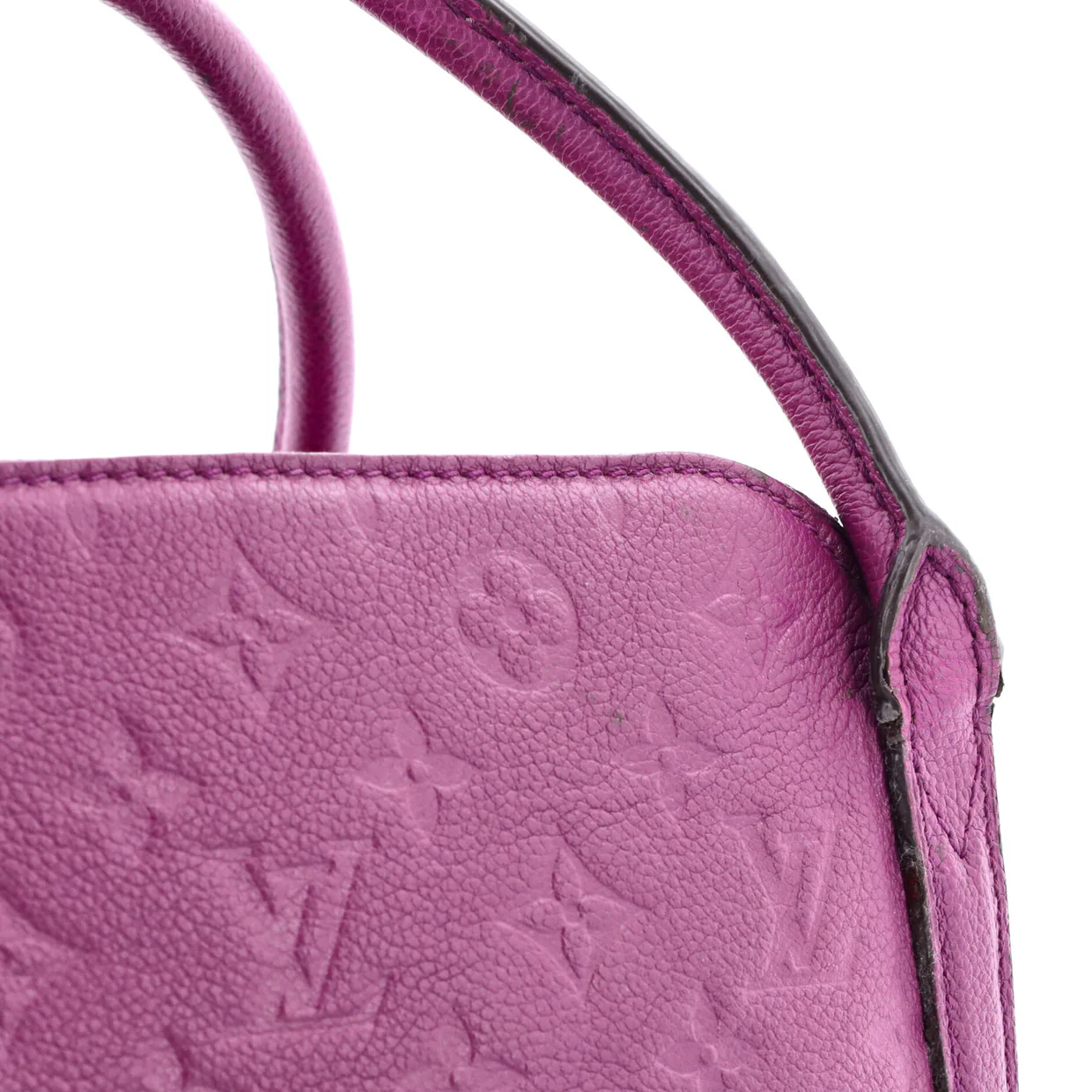 Marais Handbag Monogram Empreinte Leather MM - Deep Luxury