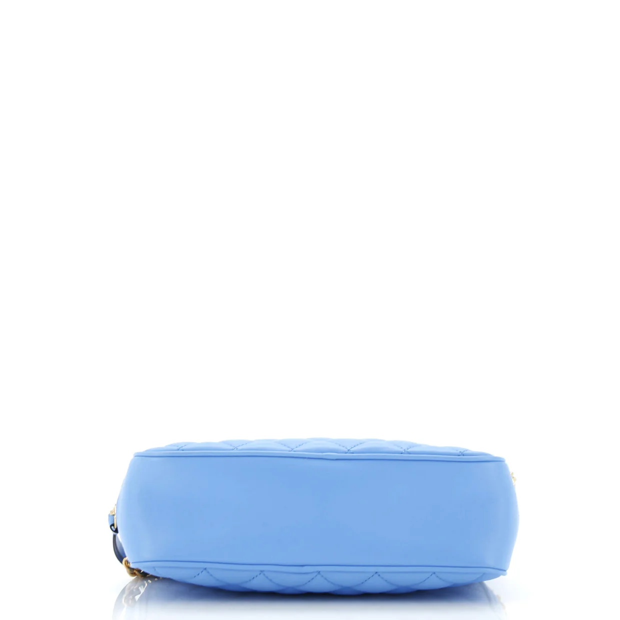 Medusa Icon Front Slip Pocket Camera Bag Quilted Leather Medium - Deep Luxury