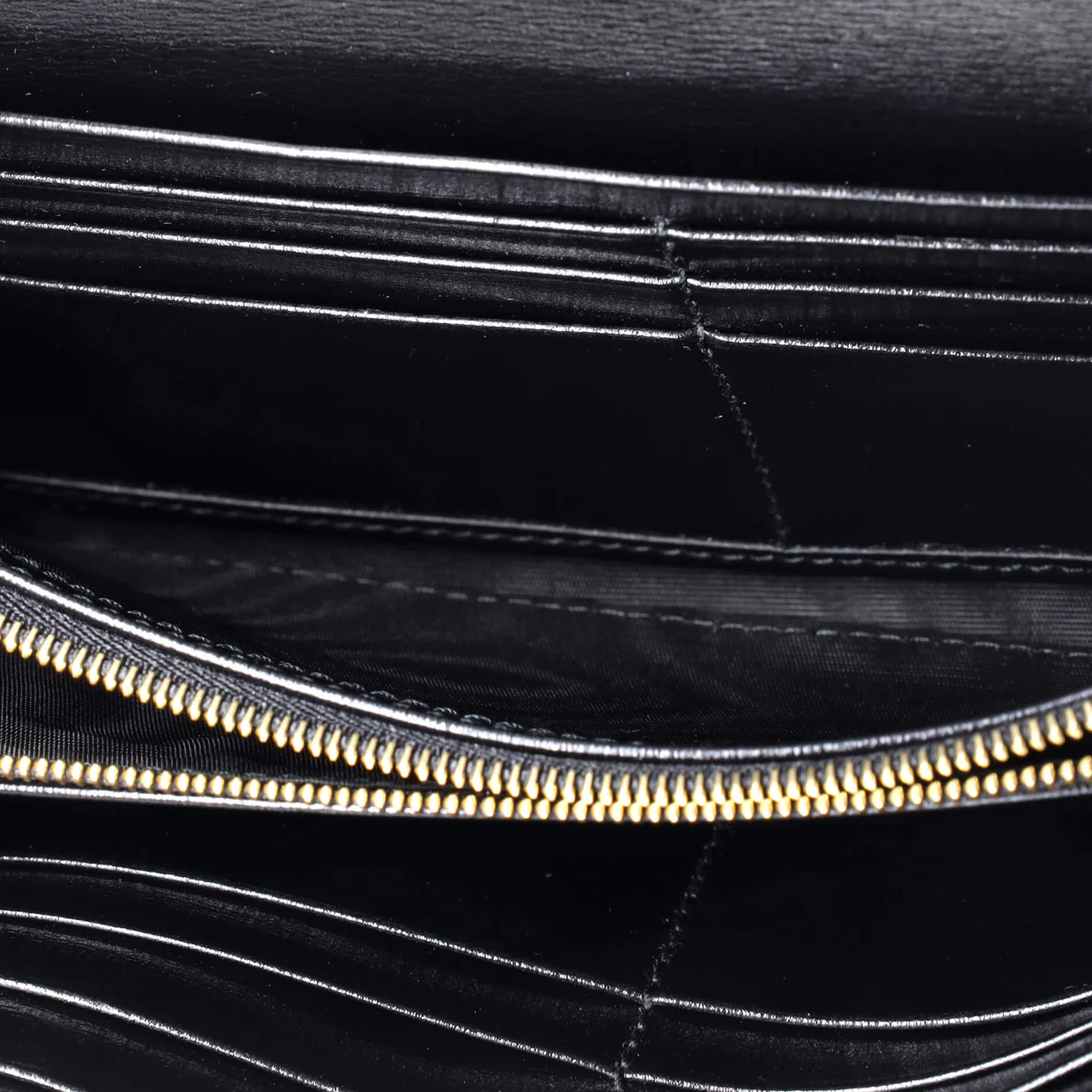 Jackie 1961 Continental Chain Wallet Leather - Deep Luxury