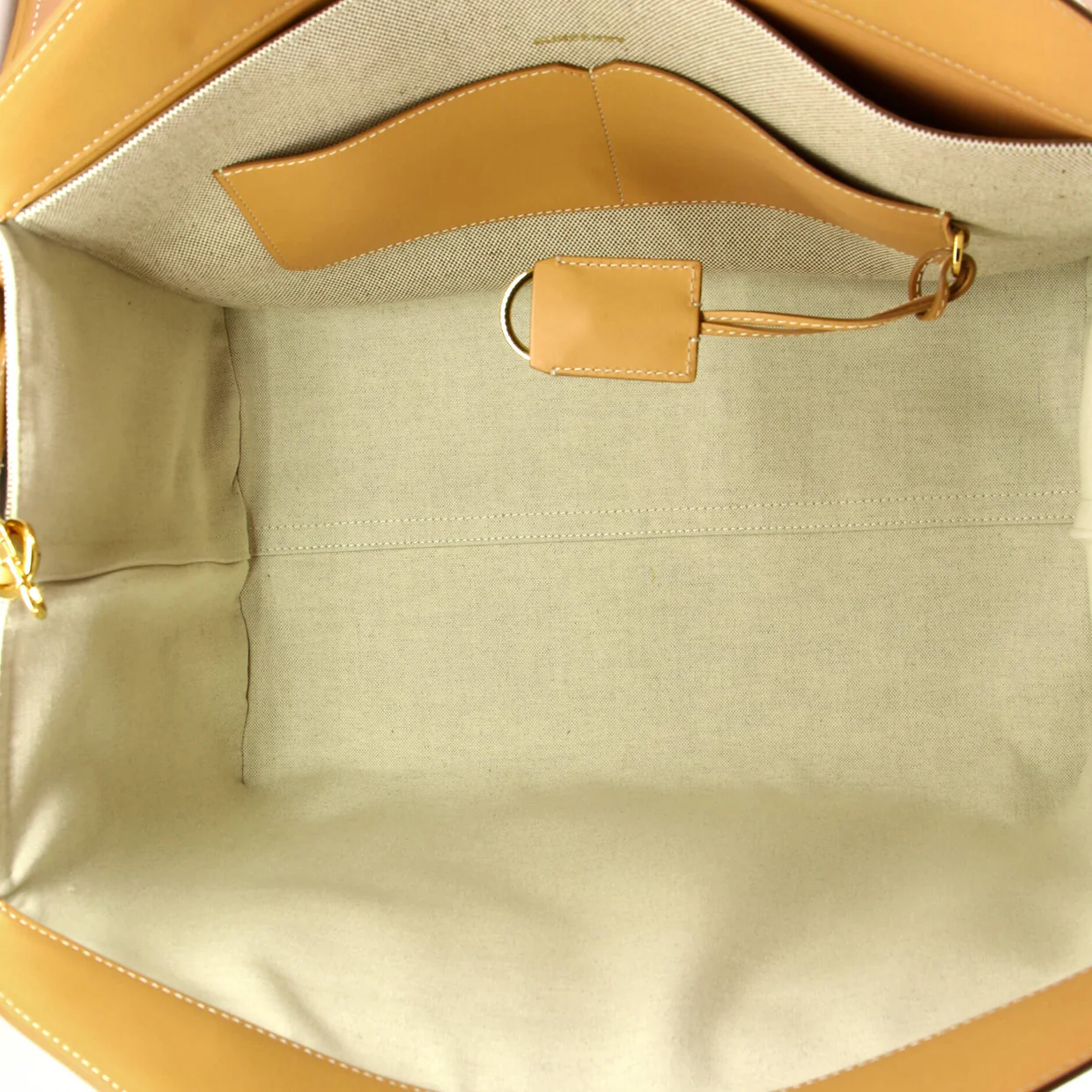 Soft Pocket Tote Canvas with Leather Medium - Deep Luxury