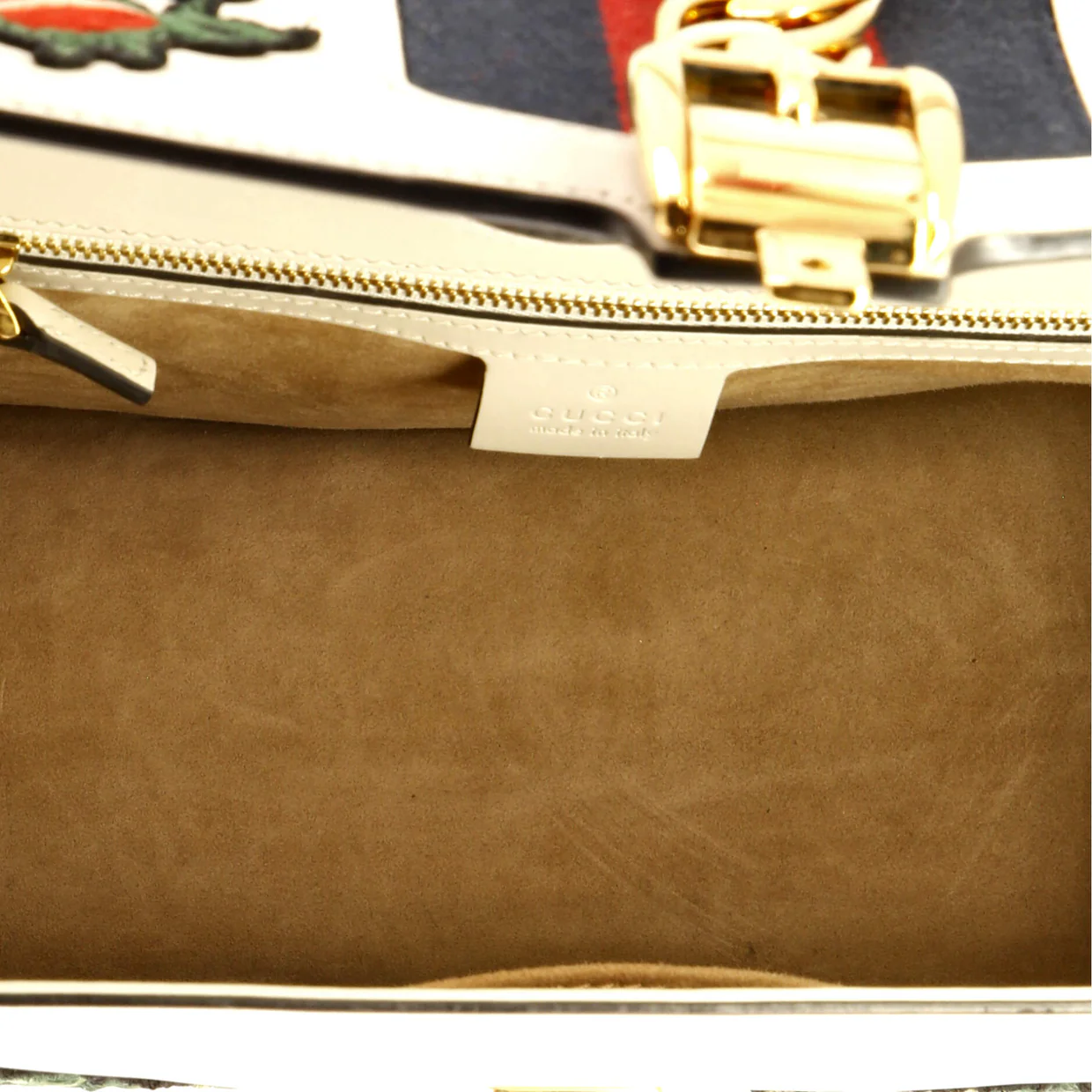 Sylvie Top Handle Bag Embroidered Leather Medium - Deep Luxury