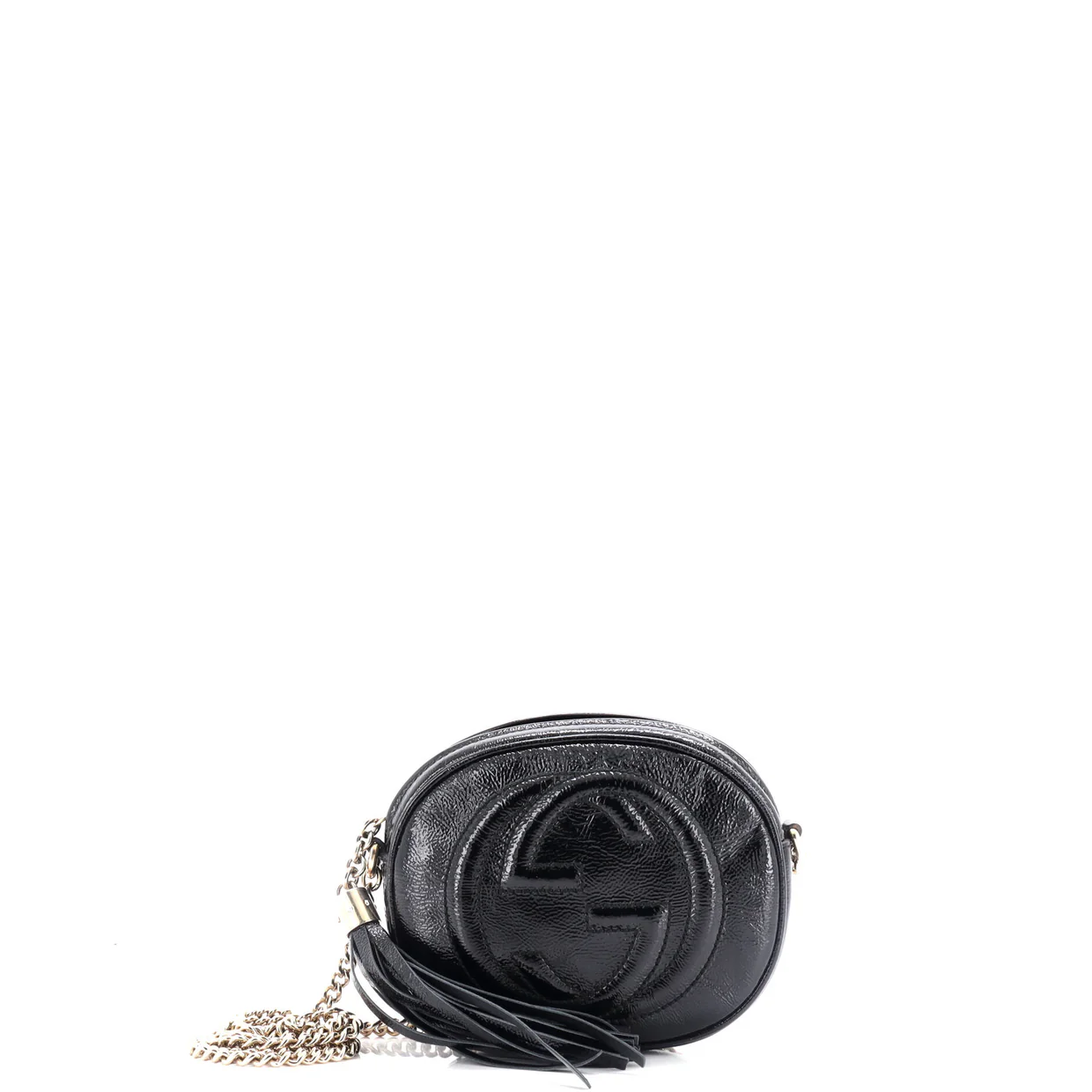 Soho Chain Bag Patent Mini - Deep Luxury