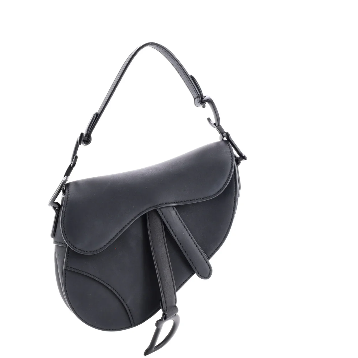 Ultra Matte Saddle Handbag Leather Mini - Deep Luxury