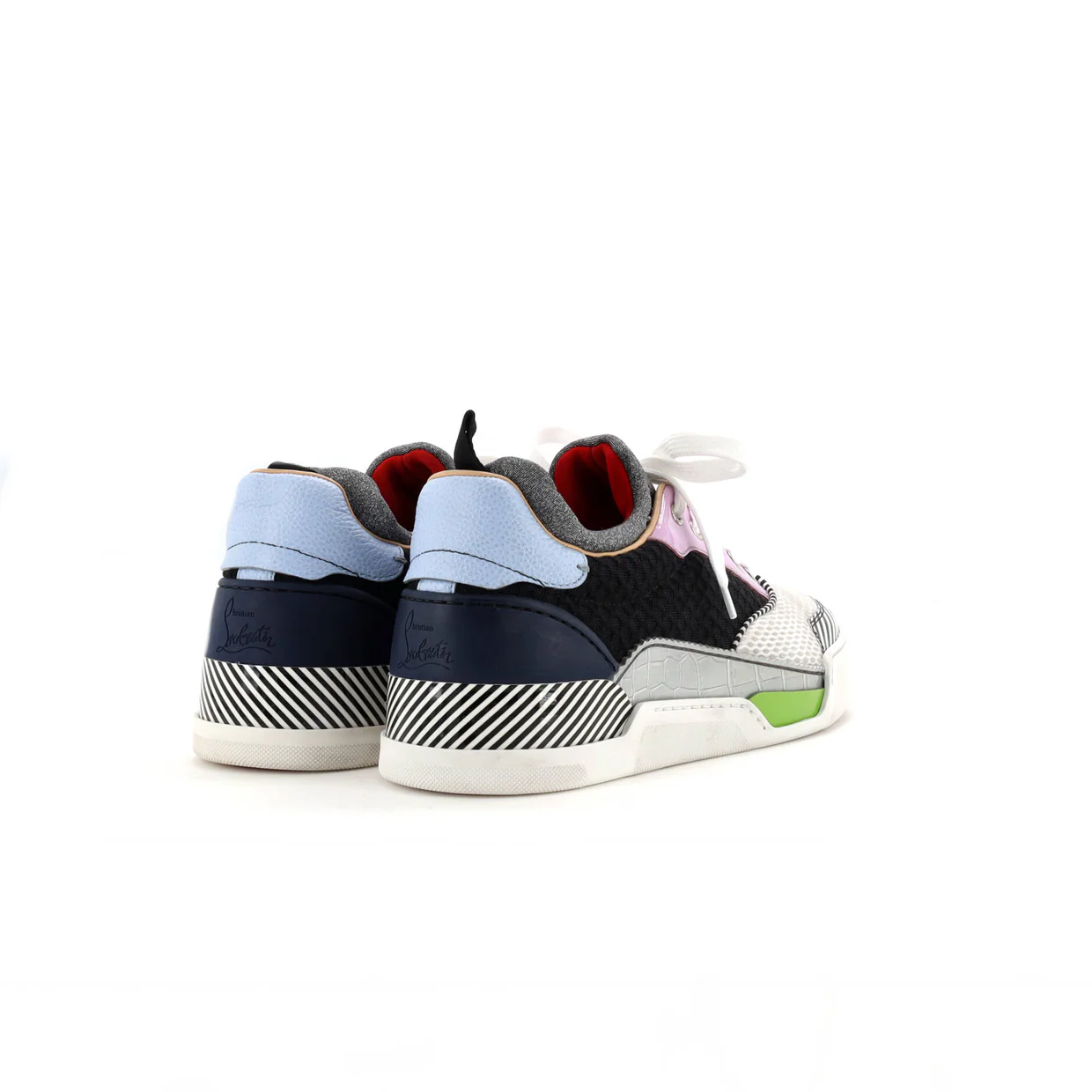 Men's Astroloubi Sneakers Leather and Suede with Mesh - Deep Luxury
