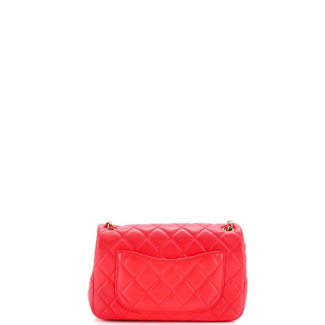 Pearl Crush Flap Bag Quilted Lambskin Mini - Deep Luxury