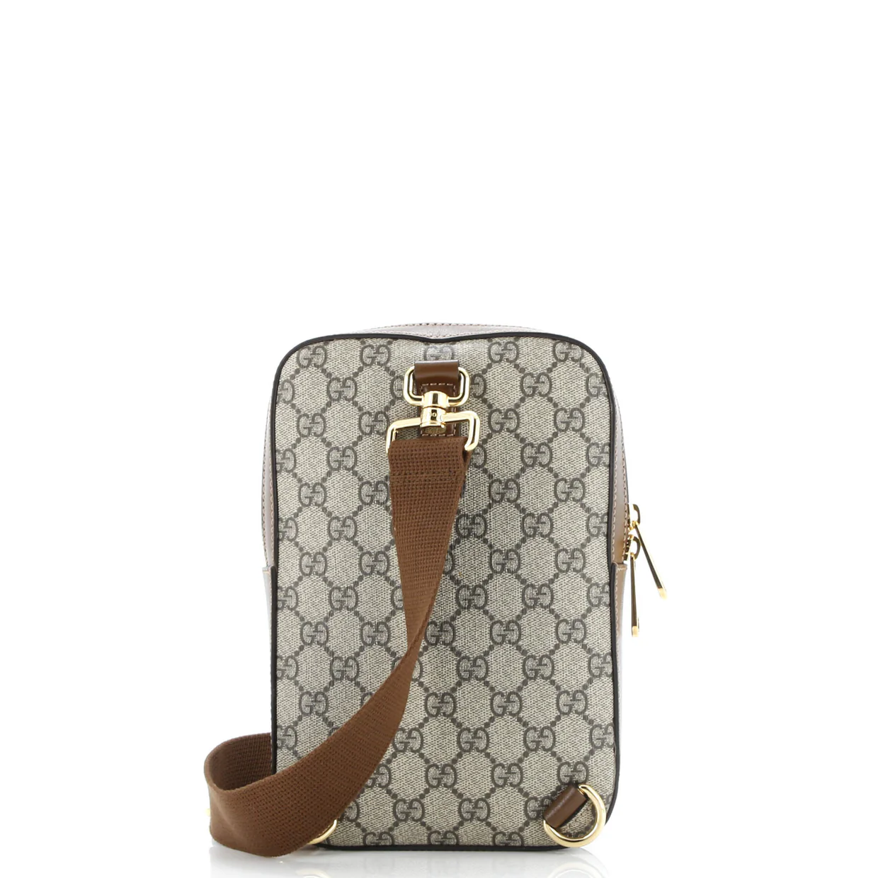 Interlocking G Patch Sling Bag GG Coated Canvas Small - Deep Luxury