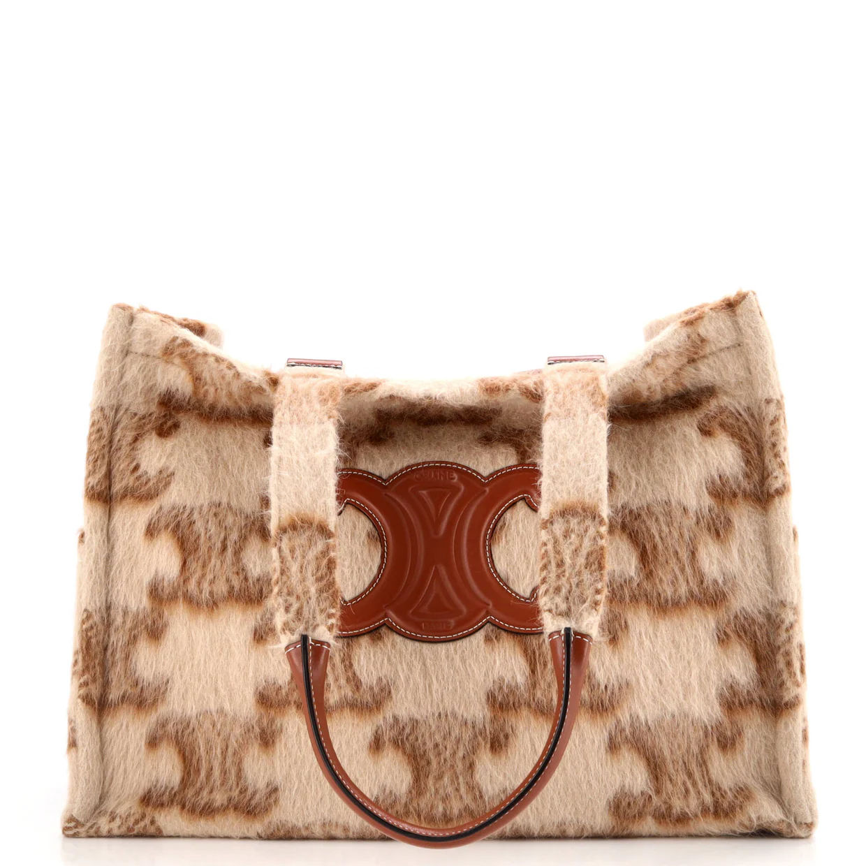 Cabas Thais Tote Triomphe Wool Large - Deep Luxury