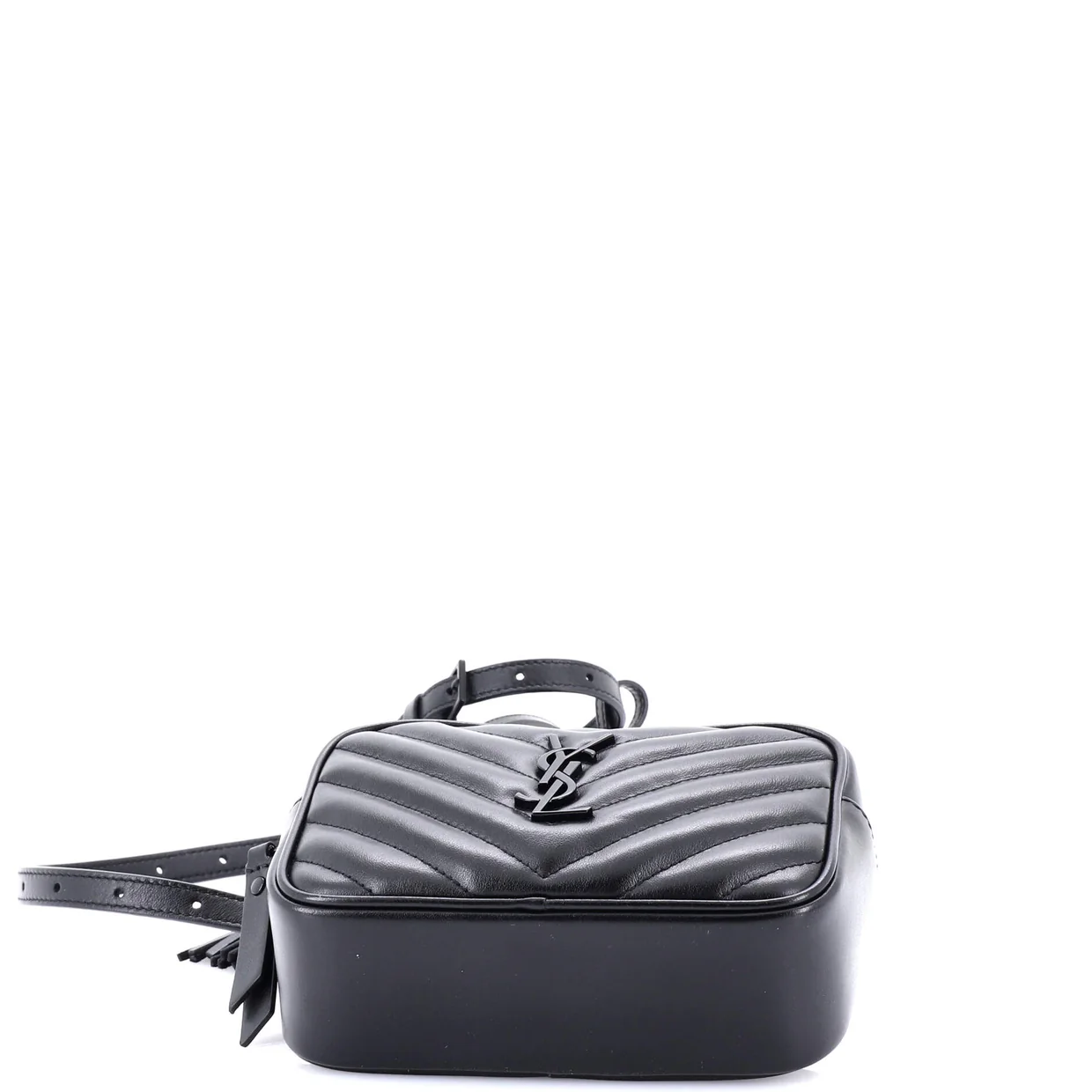 Lou Belt Bag Matelasse Chevron Leather - Deep Luxury