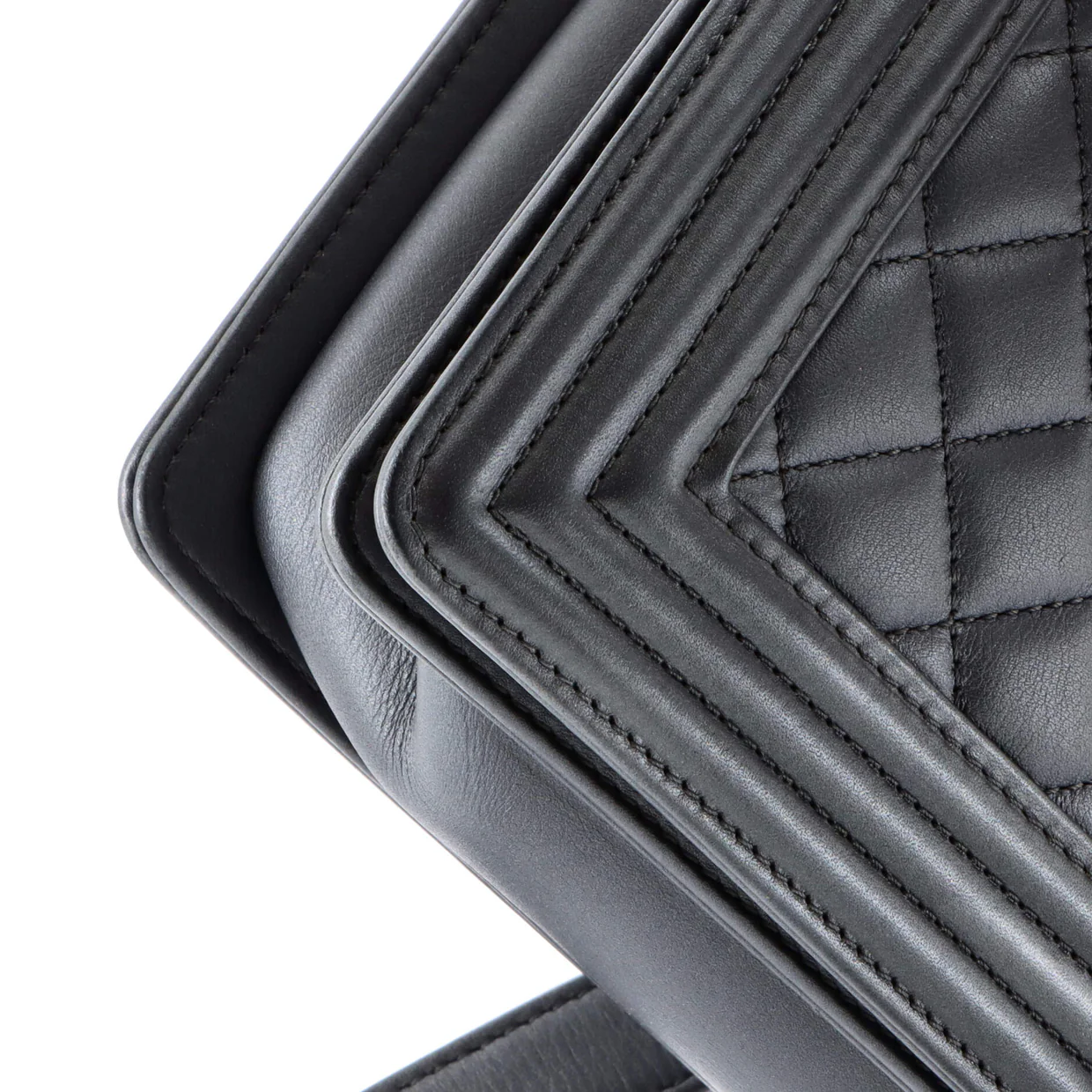 Boy Flap Bag Quilted Metallic Calfskin New Medium - Deep Luxury