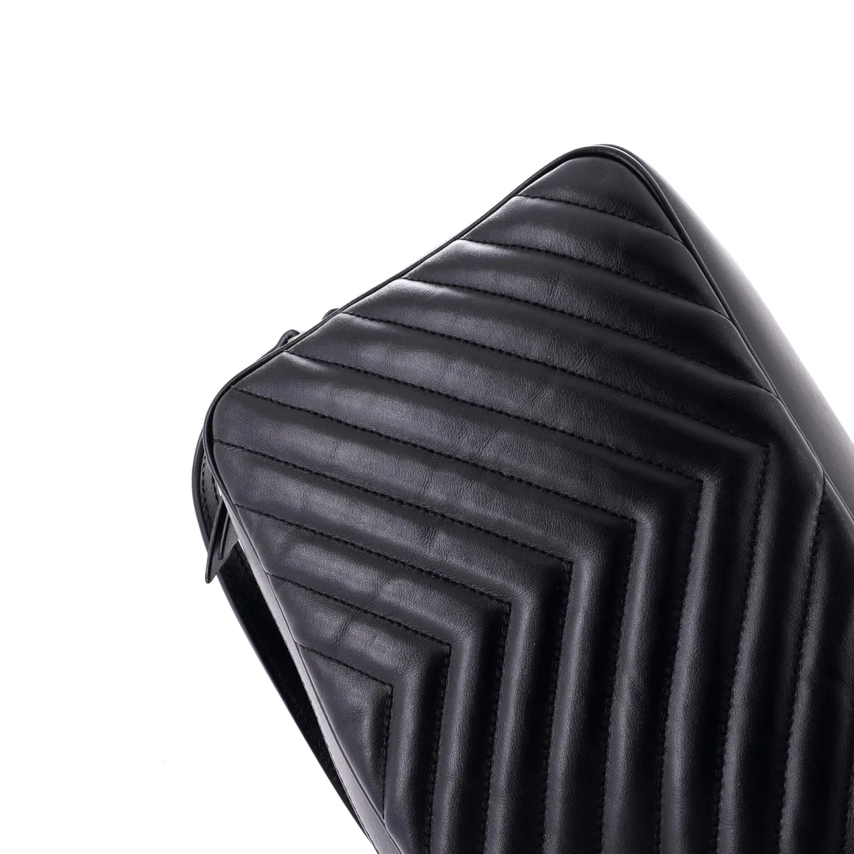 Lou Camera Bag Matelasse Chevron Leather Small - Deep Luxury