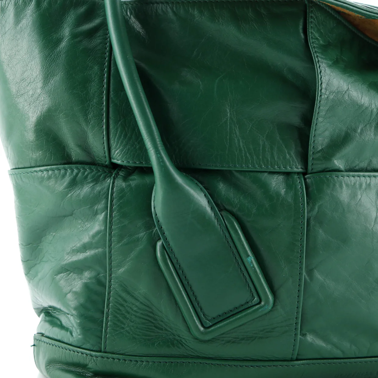 Arco Bag Maxi Intrecciato Leather Medium - Deep Luxury