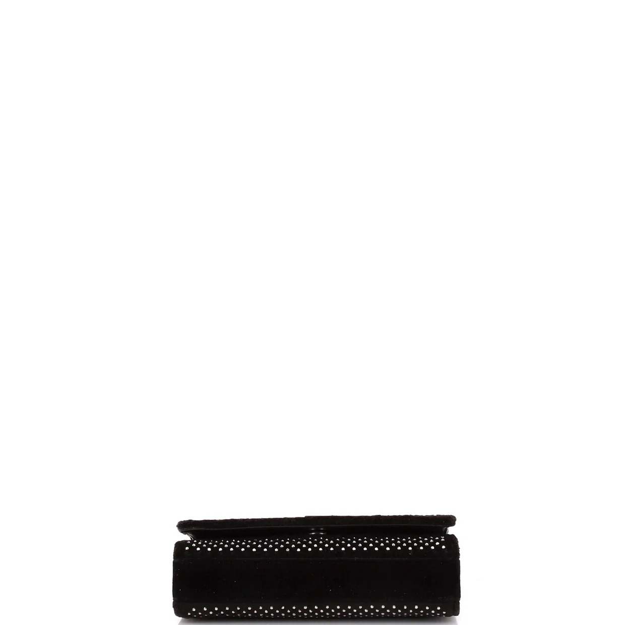 Classic Monogram Crossbody Bag Embellished Velvet Medium - Deep Luxury