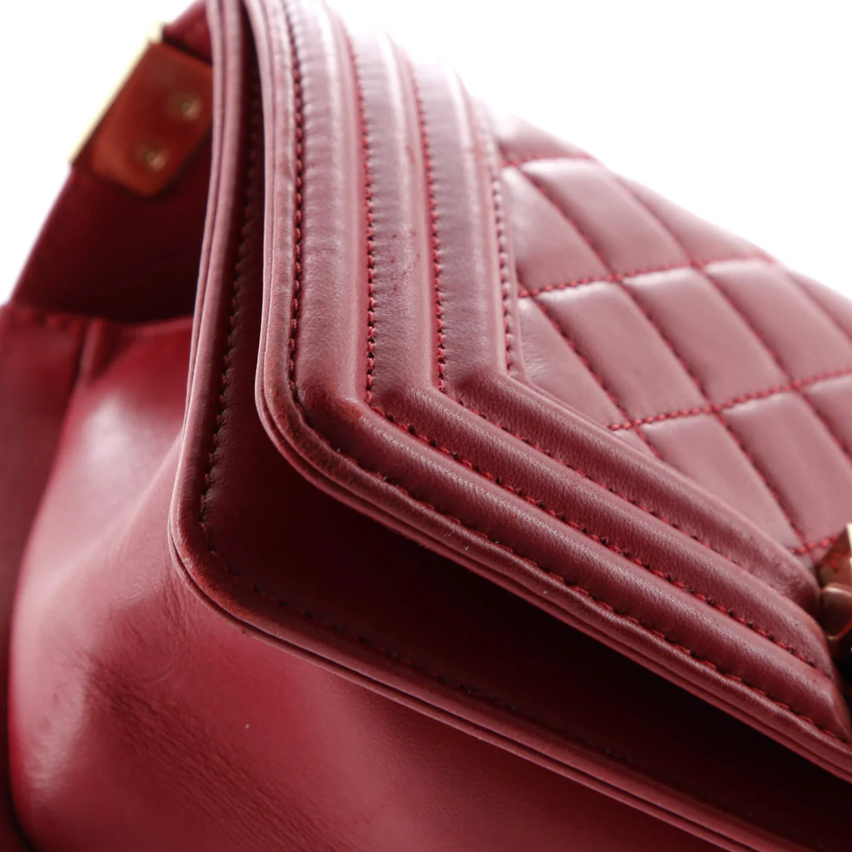 Boy Flap Bag Quilted Lambskin Small - Deep Luxury