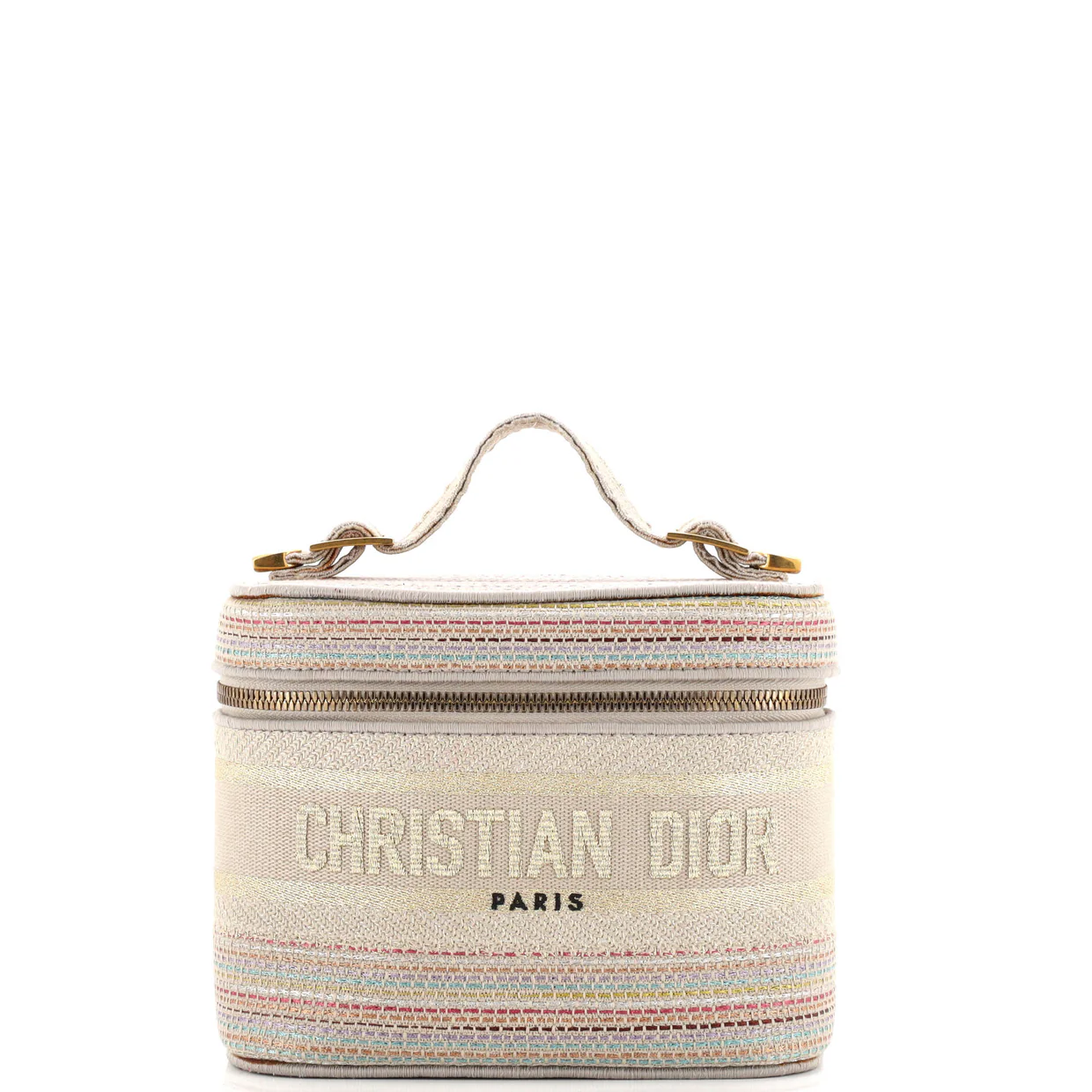 DiorTravel Vanity Case Cannage Embroidered Canvas - Deep Luxury