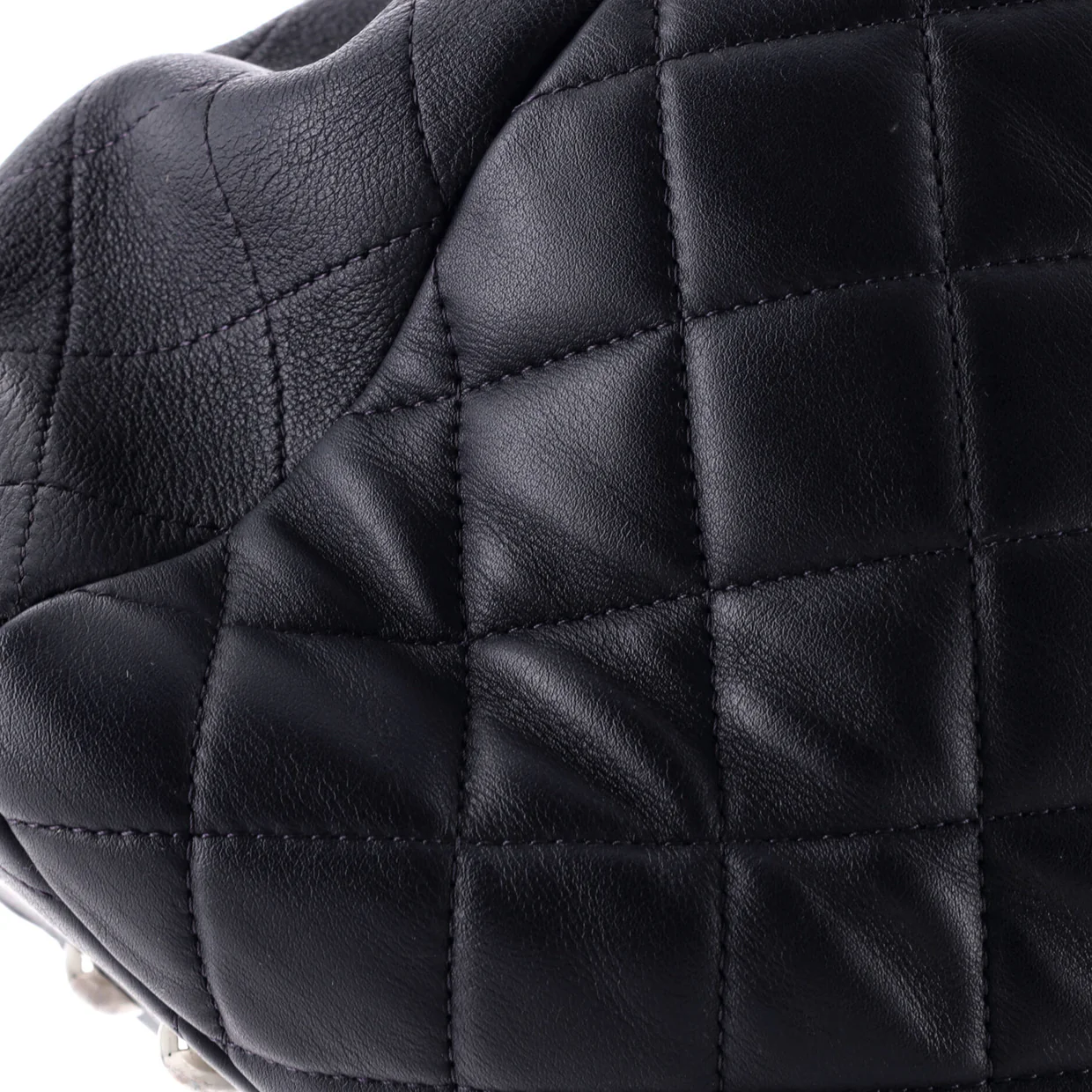 Classic CC Shopping Tote Quilted Calfskin Large - Deep Luxury