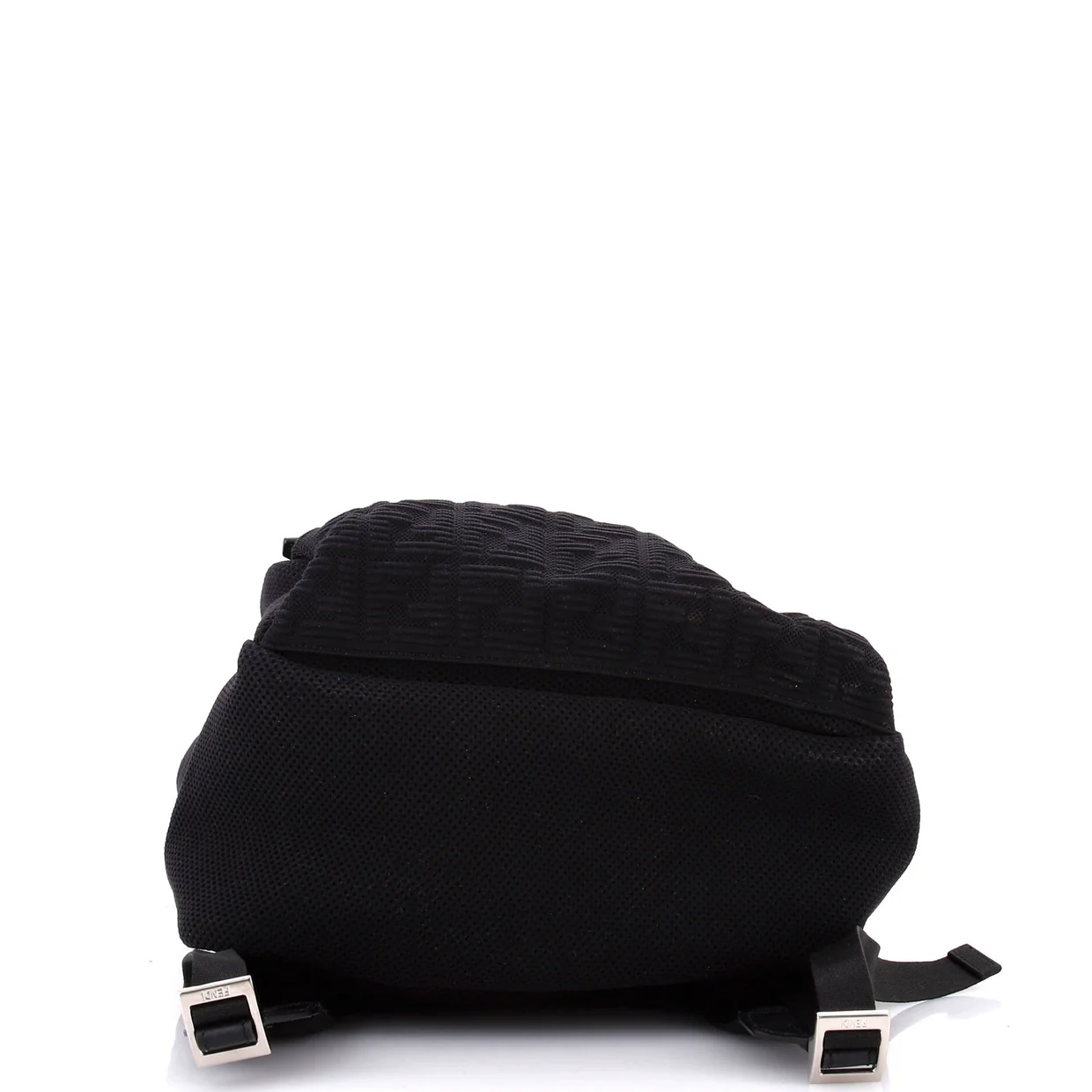 Fendiness Backpack Zucca Jacquard and Mesh Medium - Deep Luxury