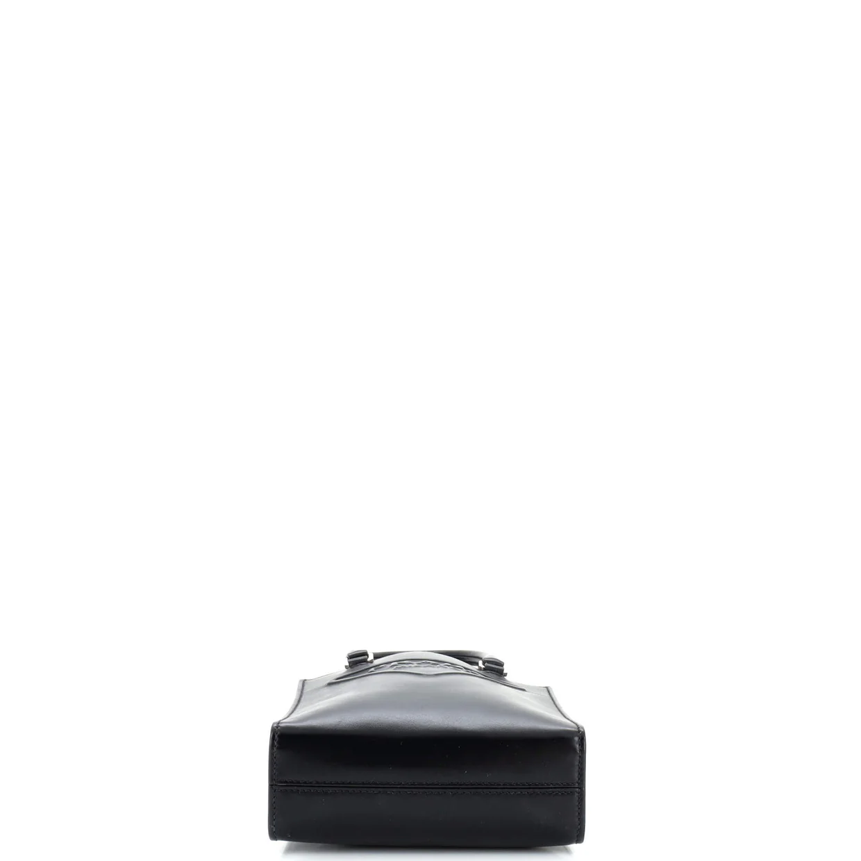 Logo Drill Tote Leather Mini - Deep Luxury