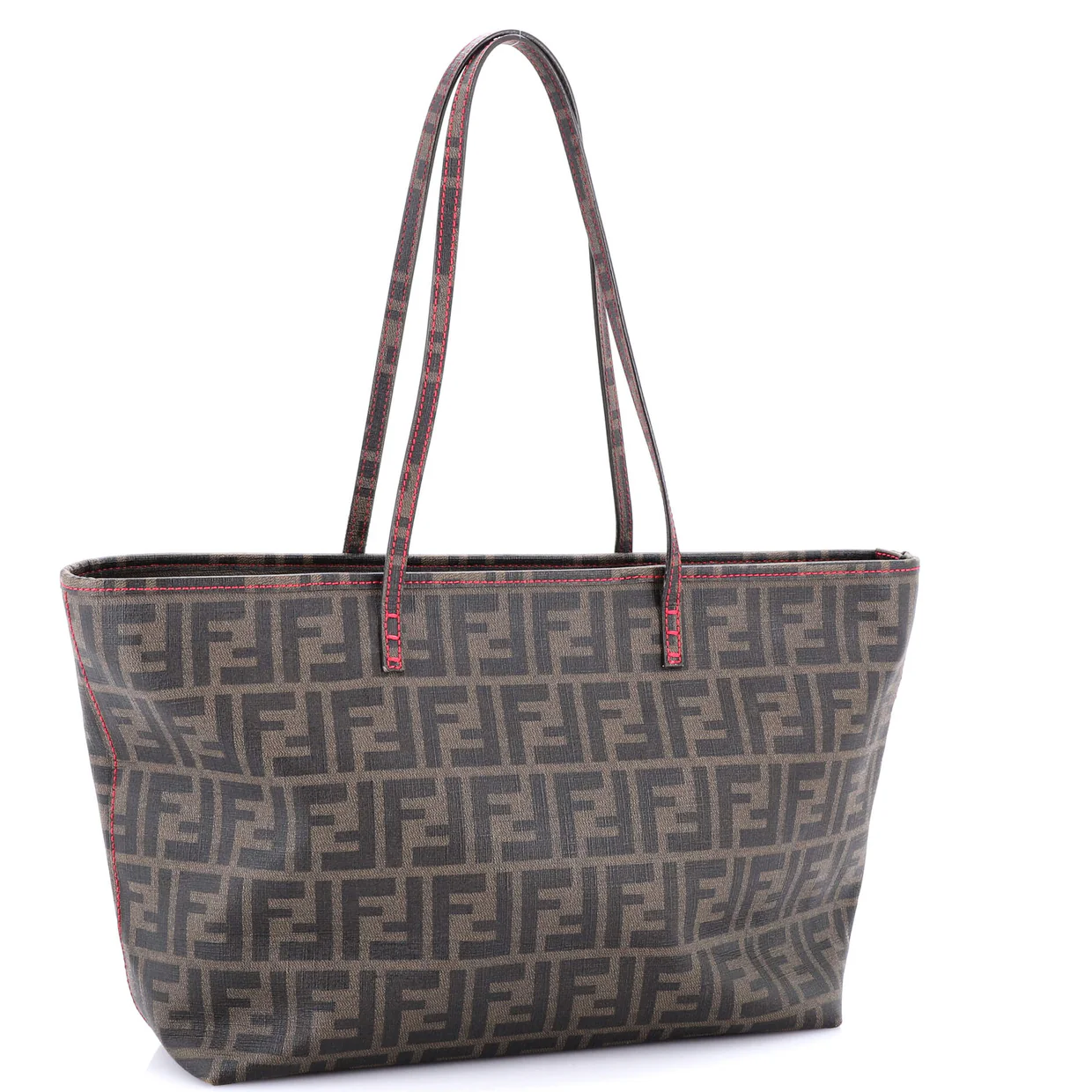 Roll Tote Zucca Coated Canvas Medium - Deep Luxury