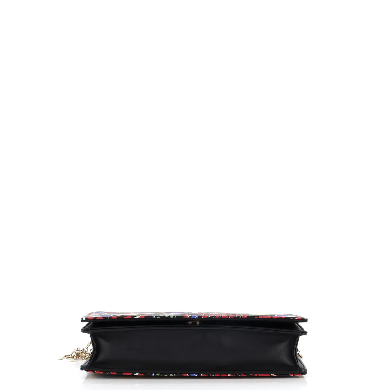 Lady Dior Wallet on Chain Pouch Printed Leather - Deep Luxury