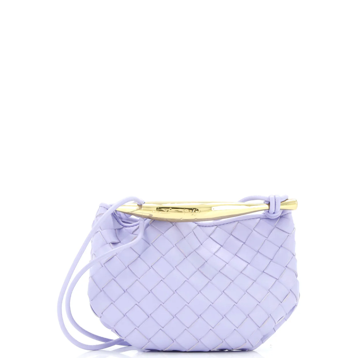Sardine Top Handle Bag Intrecciato Nappa Mini - Deep Luxury