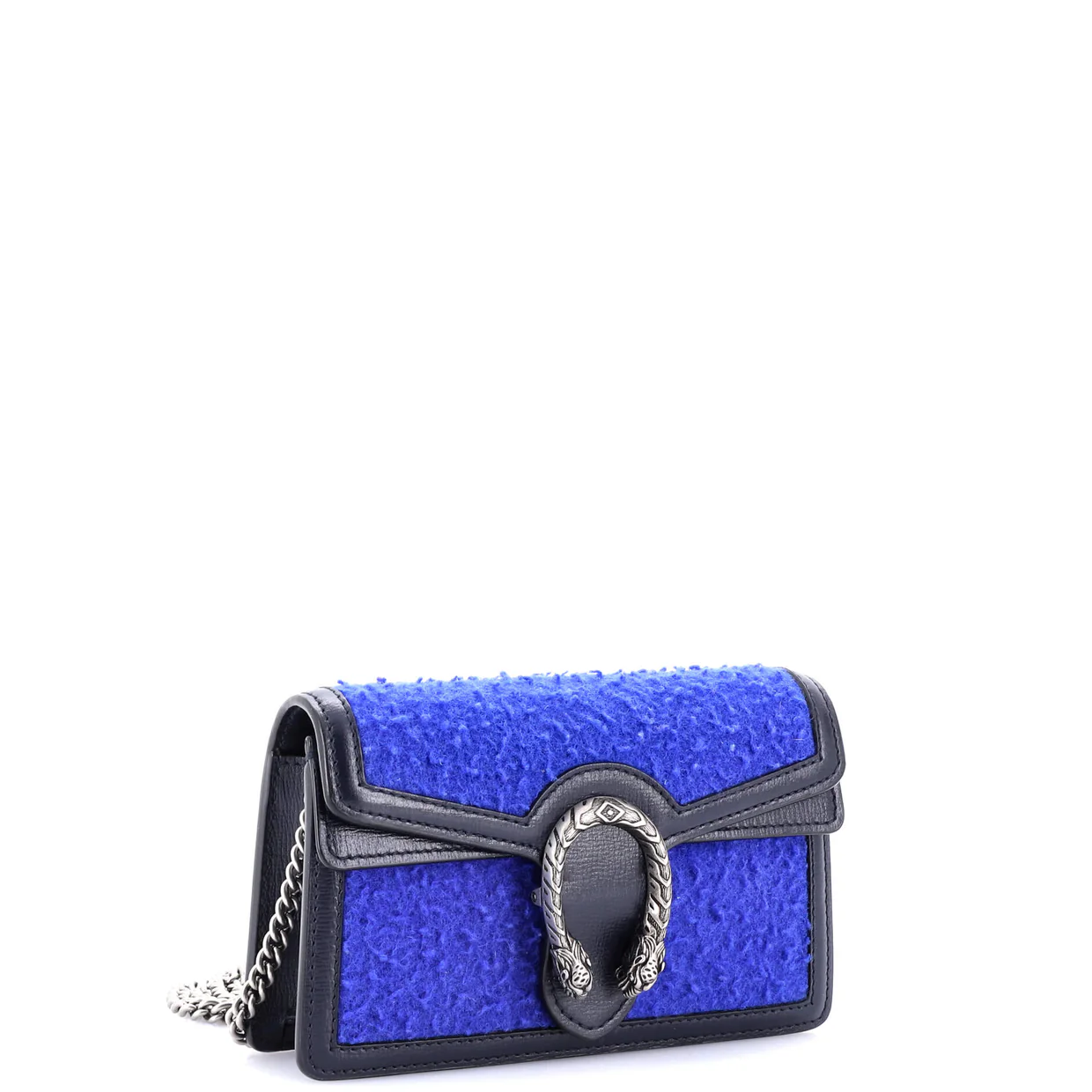 Dionysus Bag Wool and Leather Super Mini - Deep Luxury