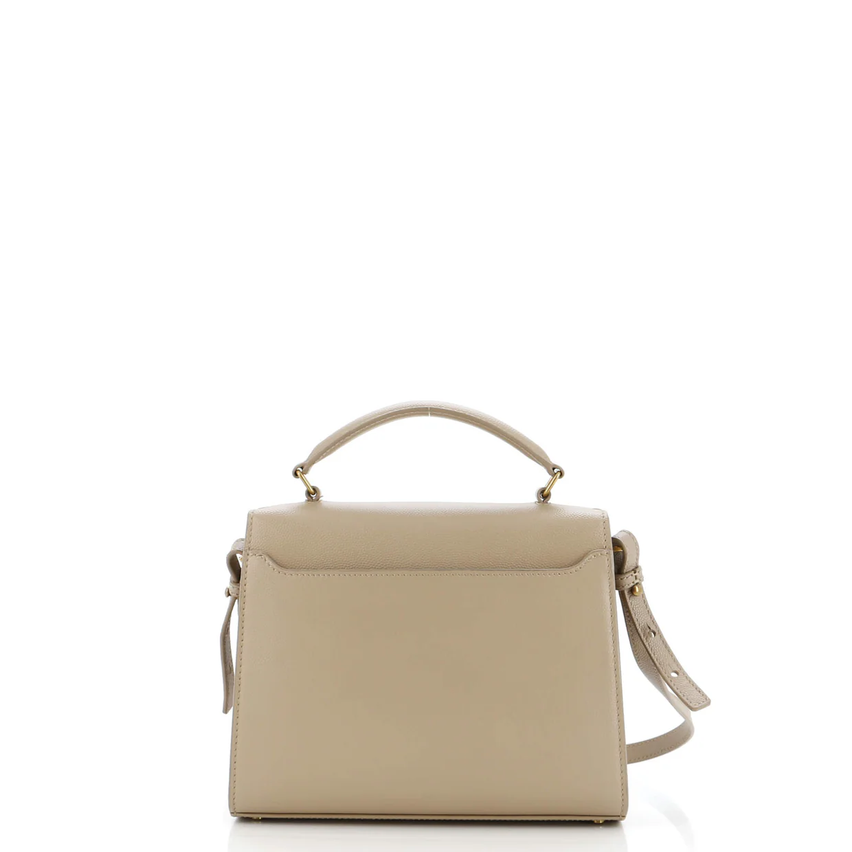 Cassandra Top Handle Bag Leather Mini - Deep Luxury