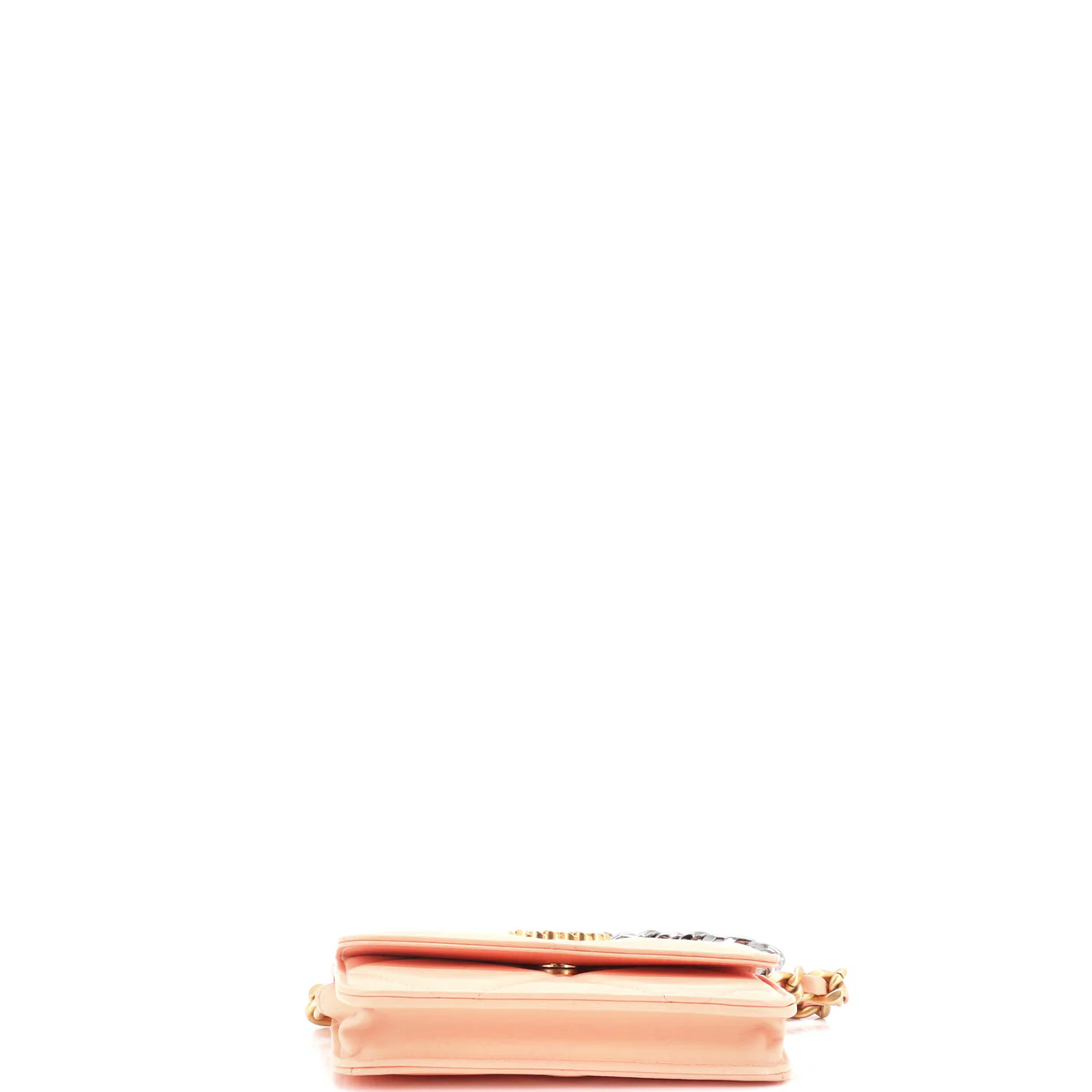 19 Clutch With Chain Quilted Lambskin - Deep Luxury