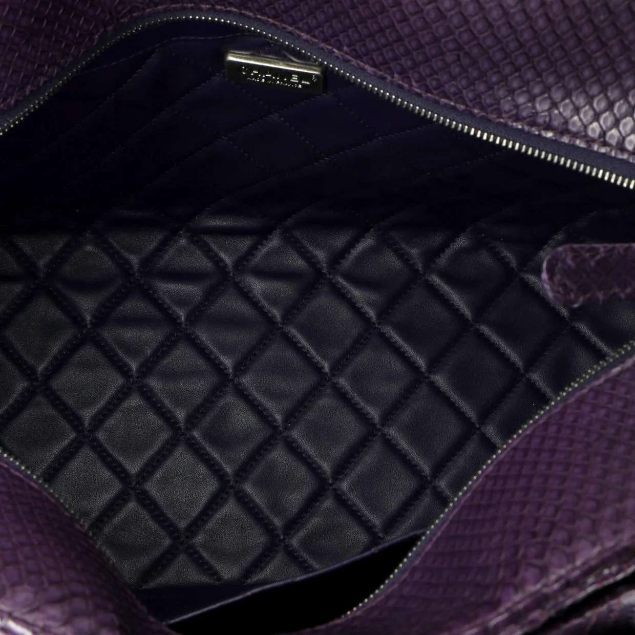 Shopping Tote Python Medium - Deep Luxury