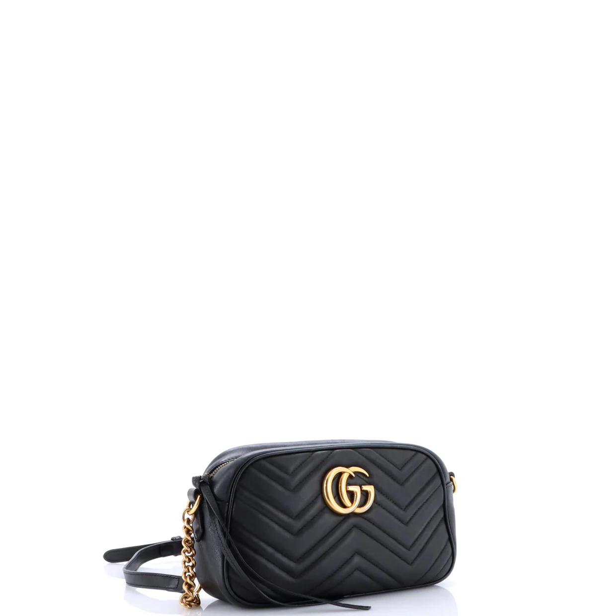 GG Marmont Shoulder Bag Matelasse Leather Small - Deep Luxury